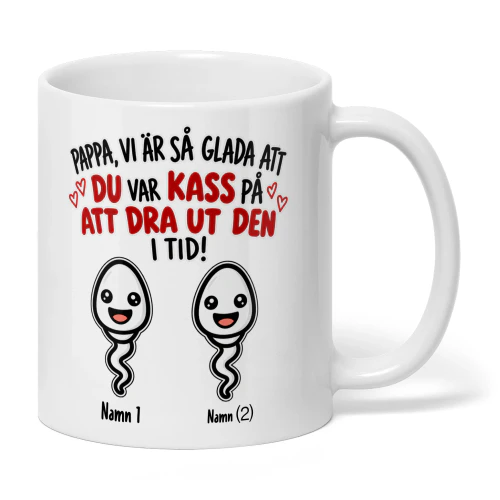 Pappa Mugg – 2 Barn