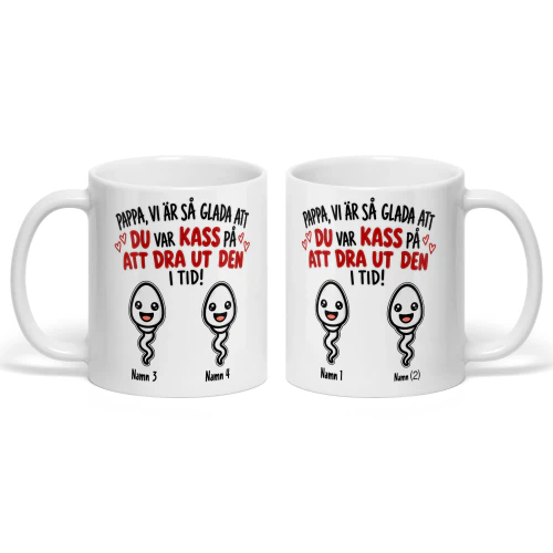 Pappa Mugg – 4 Barn