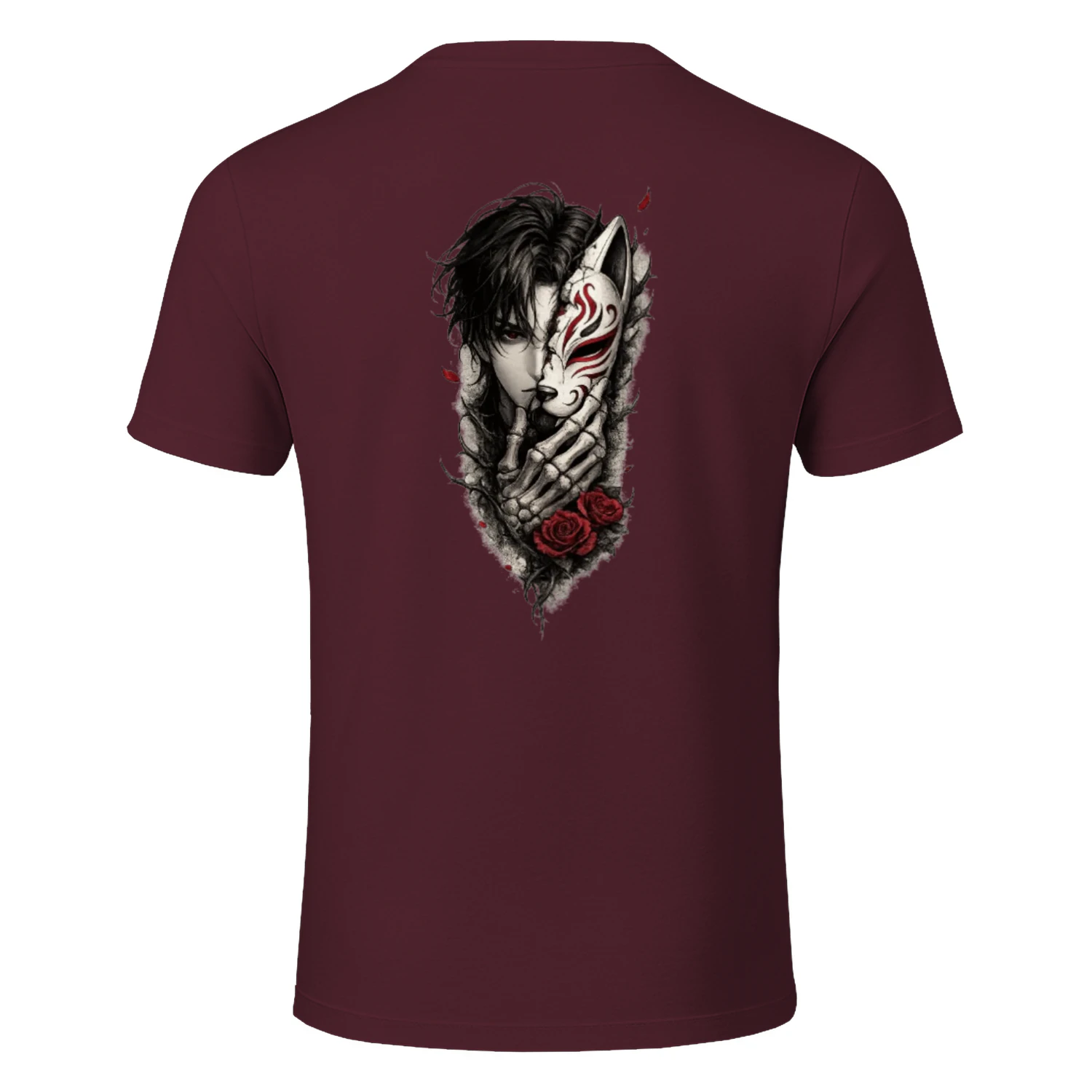 Broken Kitsune Premium Classic Tee – Dark Japanese Fox Spirit Anime Streetwear Shirt