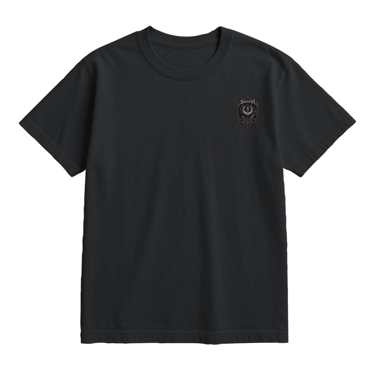 SINISTER™ Gothic Streetwear Garment-Dyed T-Shirt 