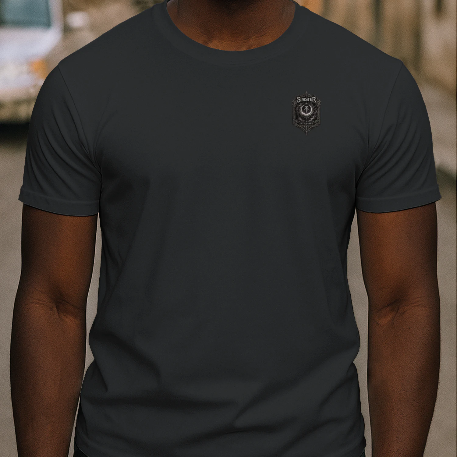 SINISTER™ Gothic Streetwear Garment-Dyed T-Shirt 