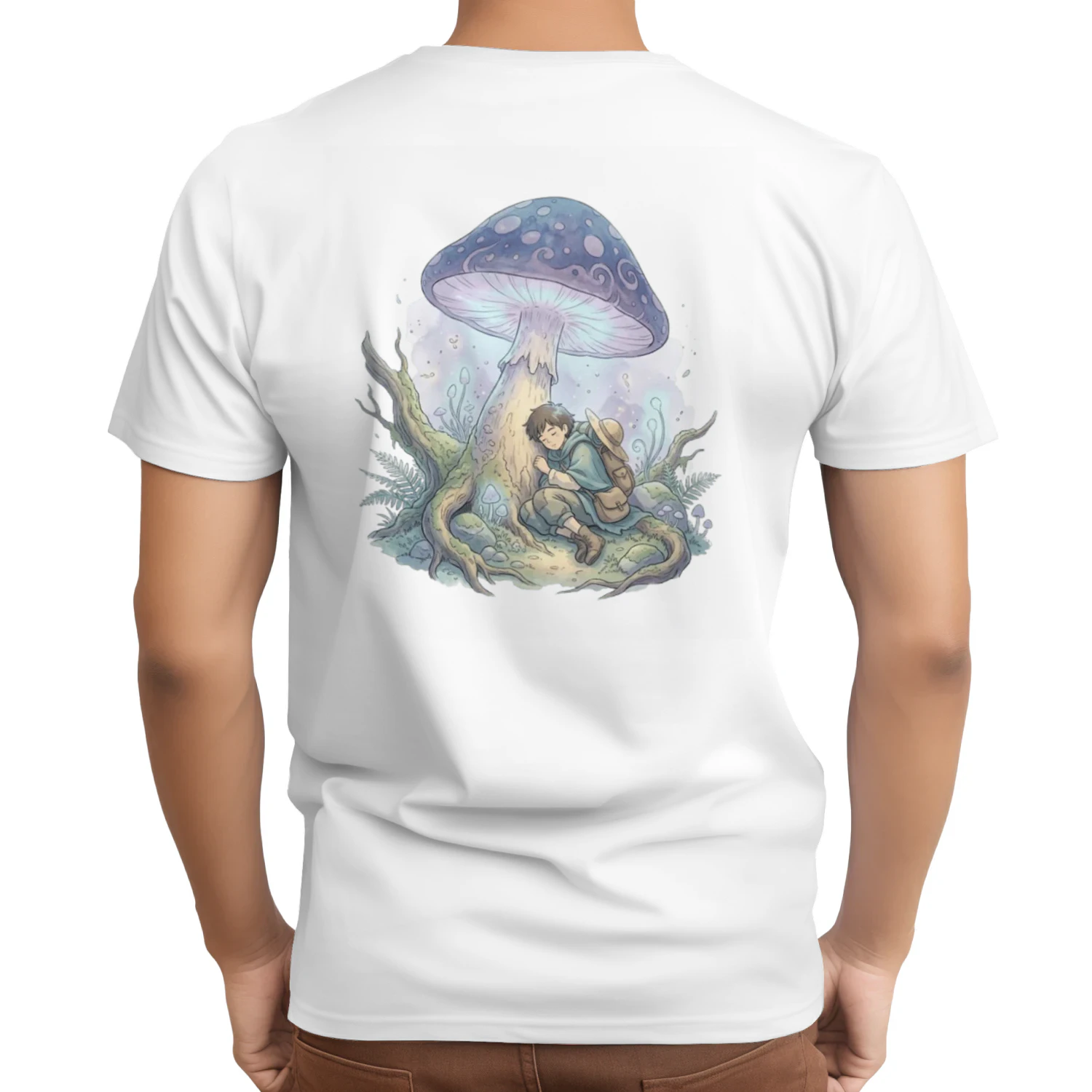 Fantasy Mushroom Anime T-Shirt | Dreamcore Aesthetic Graphic Tee