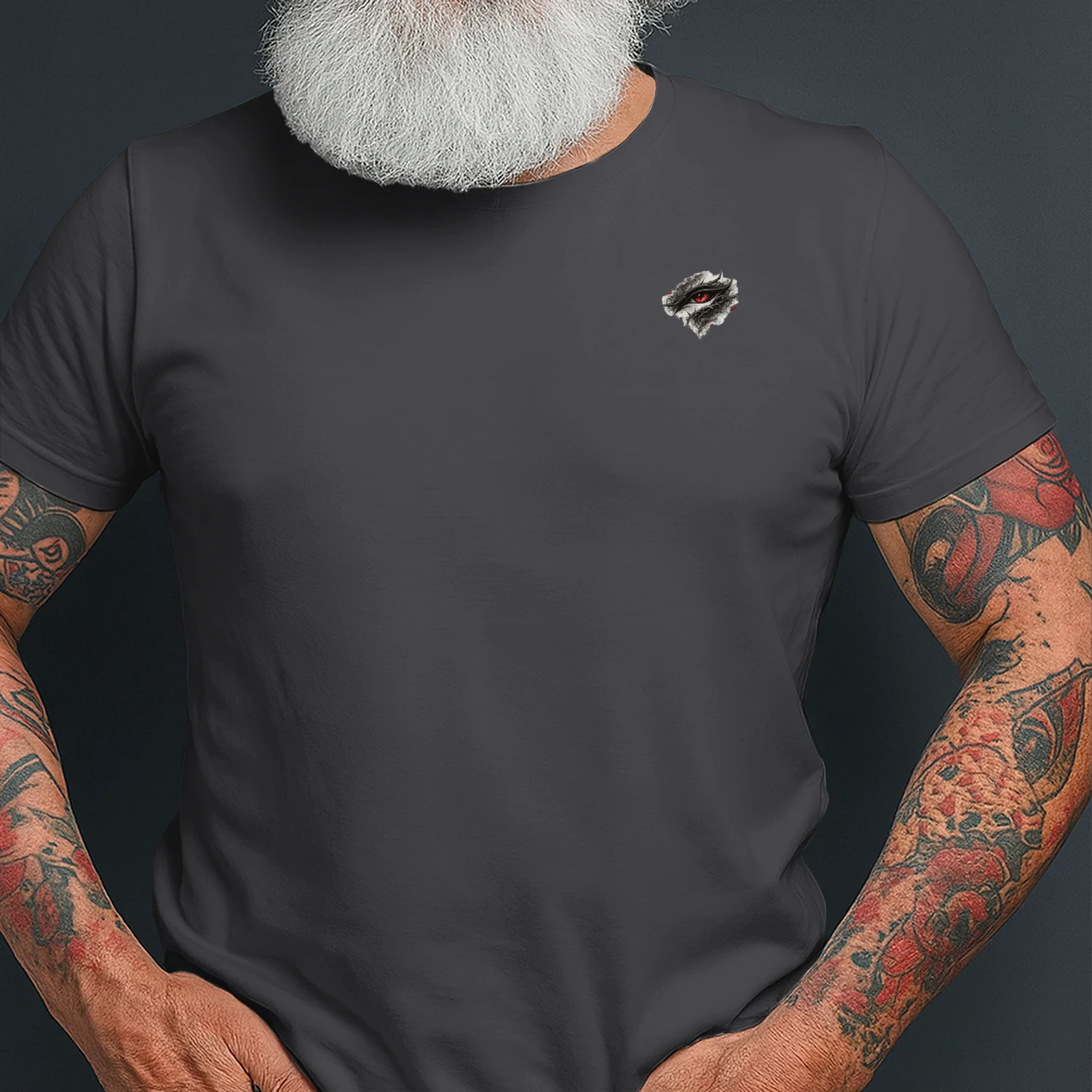 Oni & Kitsune Eclipse Premium Classic Tee – Japanese Gothic Streetwear