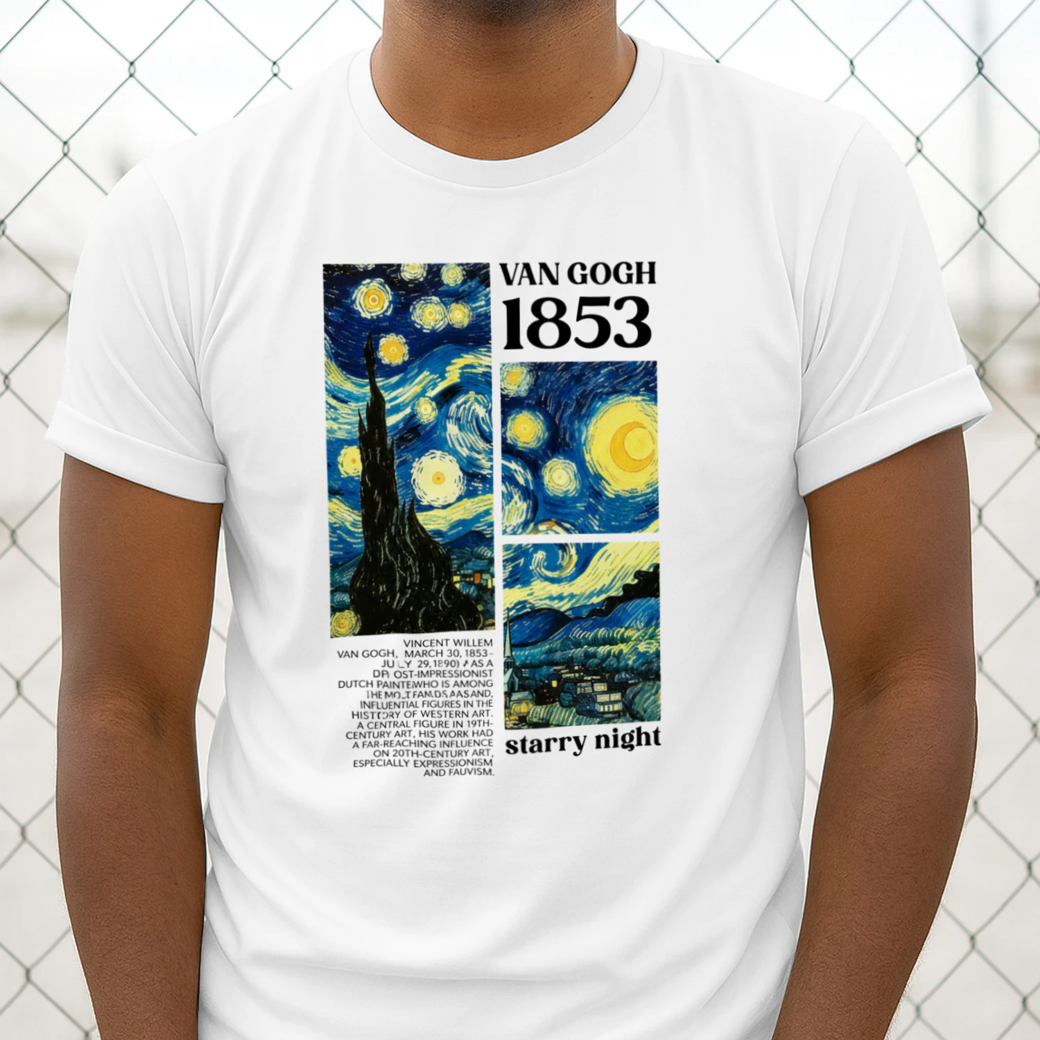 Van Gogh Starry Night — 1853 Vintage Art Poster