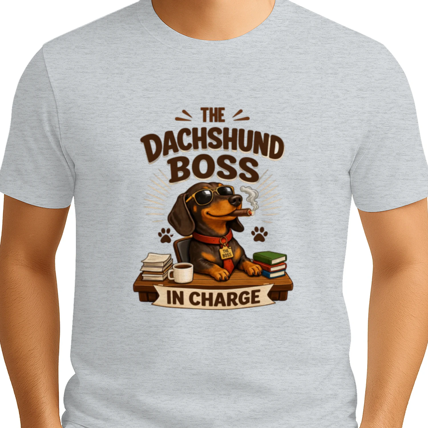 Dachshund Boss Classic Unisex T-Shirt