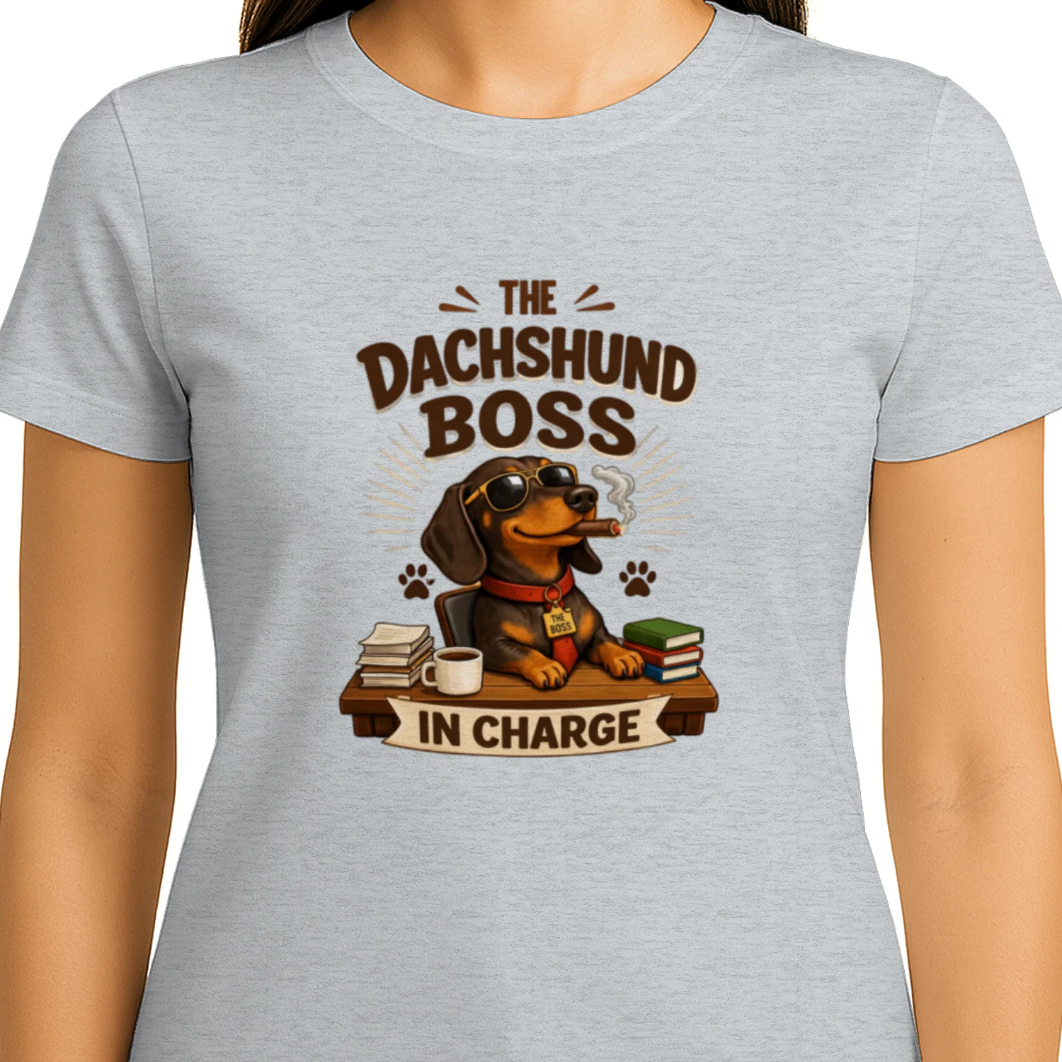 Dachshund Boss Classic Unisex T-Shirt