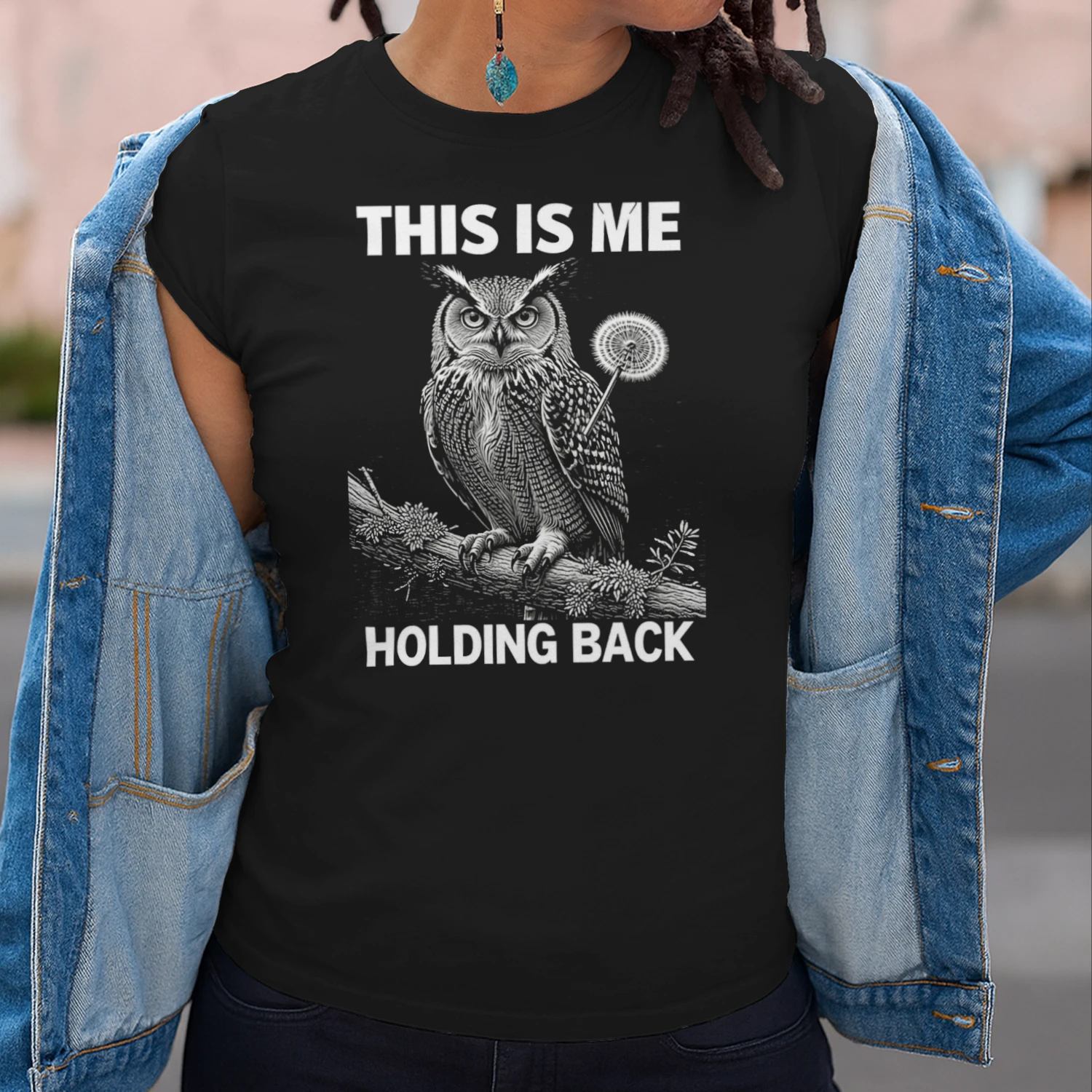 this is me holding back owl funny