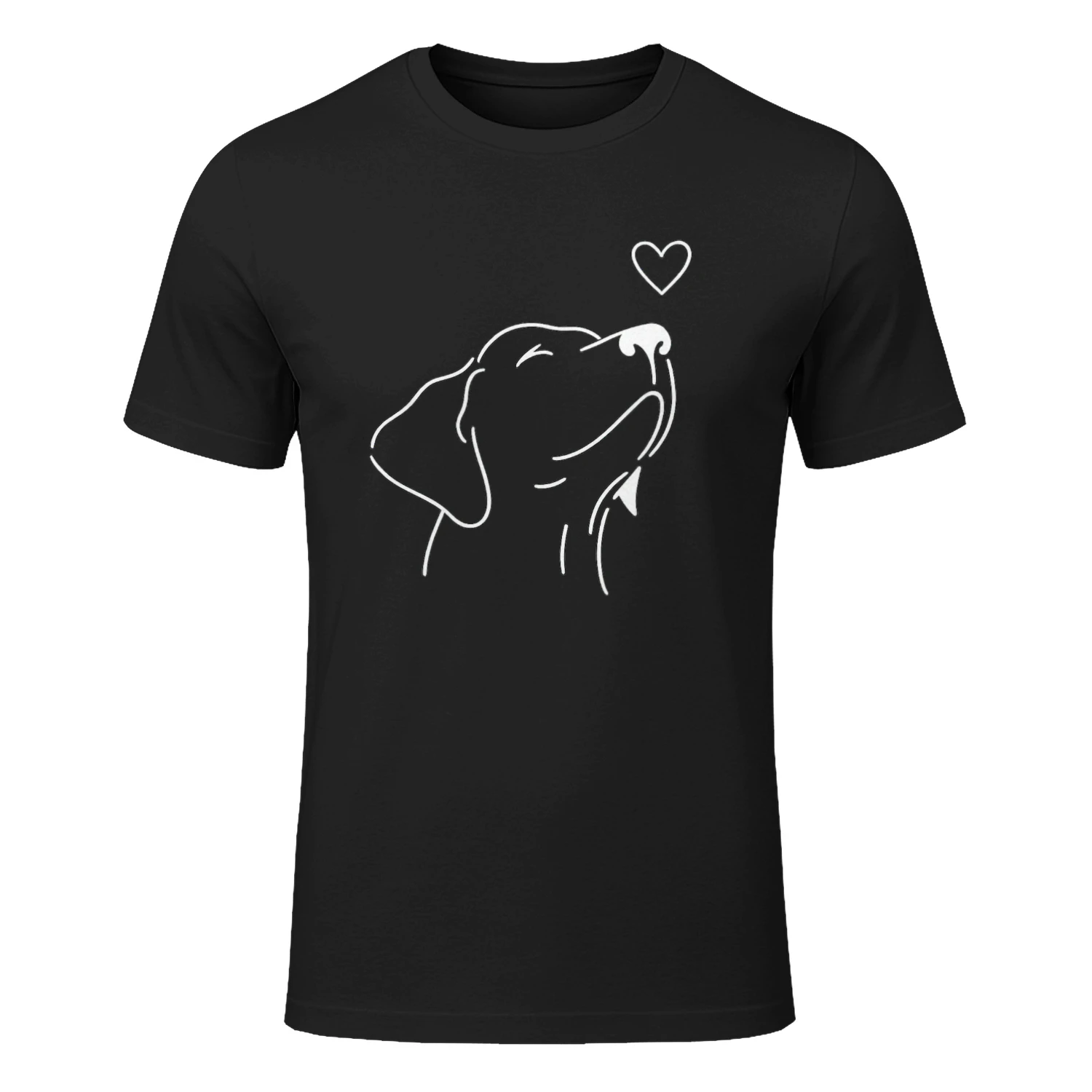 "Puppy Love Line Art – Minimalist Dog Heart Series"