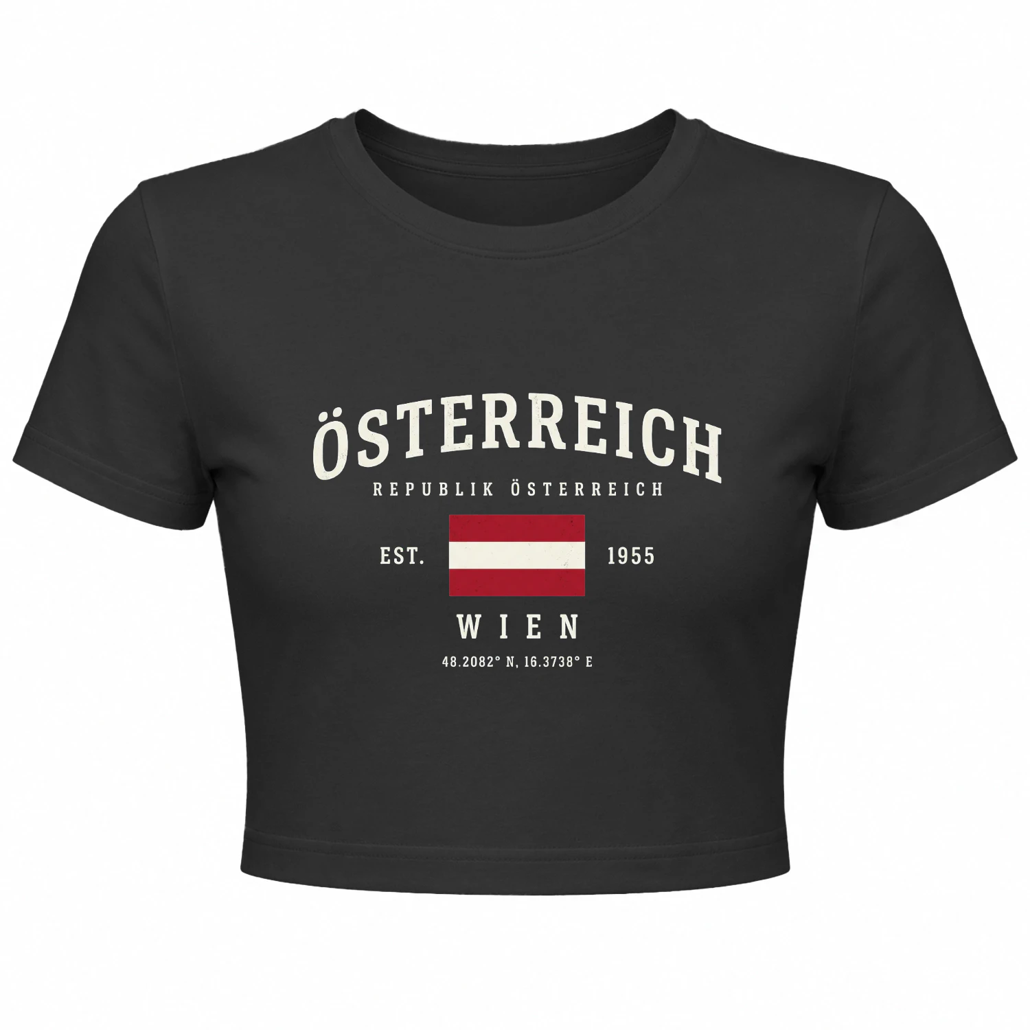 Österreich Unisex T-Shirt, Österreich Flagge T-Shirt, Vintage Wien Grafik-Shirt, Österreich Pride Streetwear, Oversized Europa Land T-Shirt