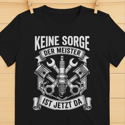 KEINE SORGE DER MEISTER IST JETZT DA BLACK! - Limitierte Auflage