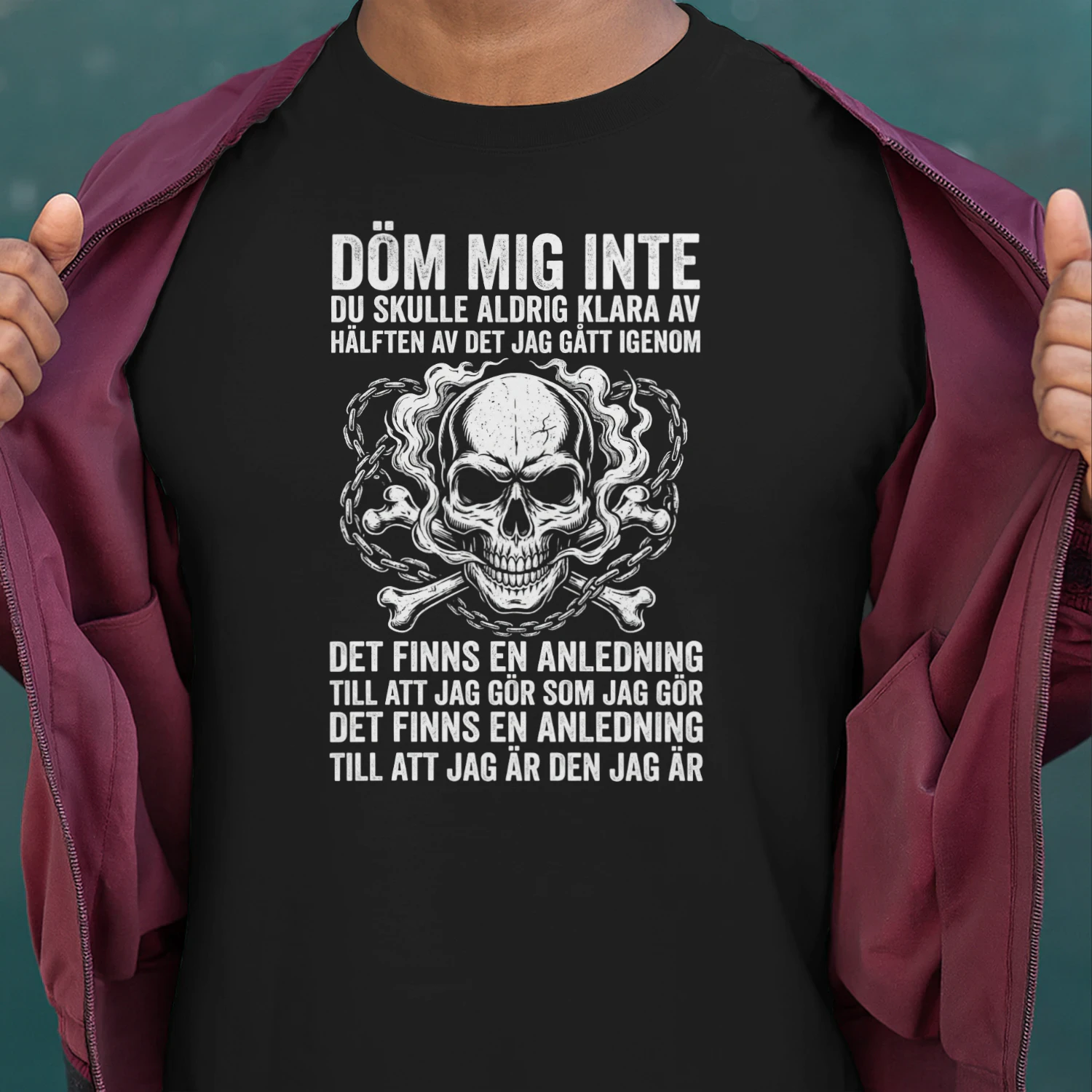 DÖM MIG INTE DU SKULLE ALDRIG KLARA AV HÄLFTEN AV DET JAG GÅTT IGENOM- Begränsad Upplaga
