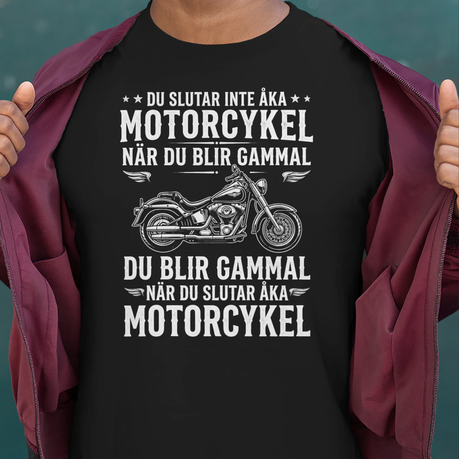 DU SLUTAR INTE ÅKA MOTORCYKEL NÄR DU BLIR GAMMAL! - Begränsad Upplaga