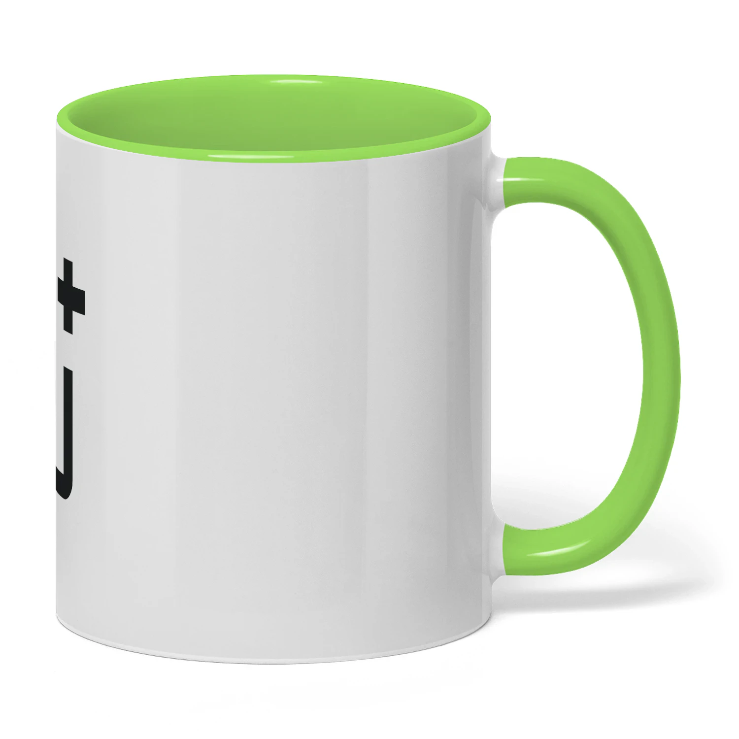 Edge-to-Edge Two-tone Ceramic Mug 11oz