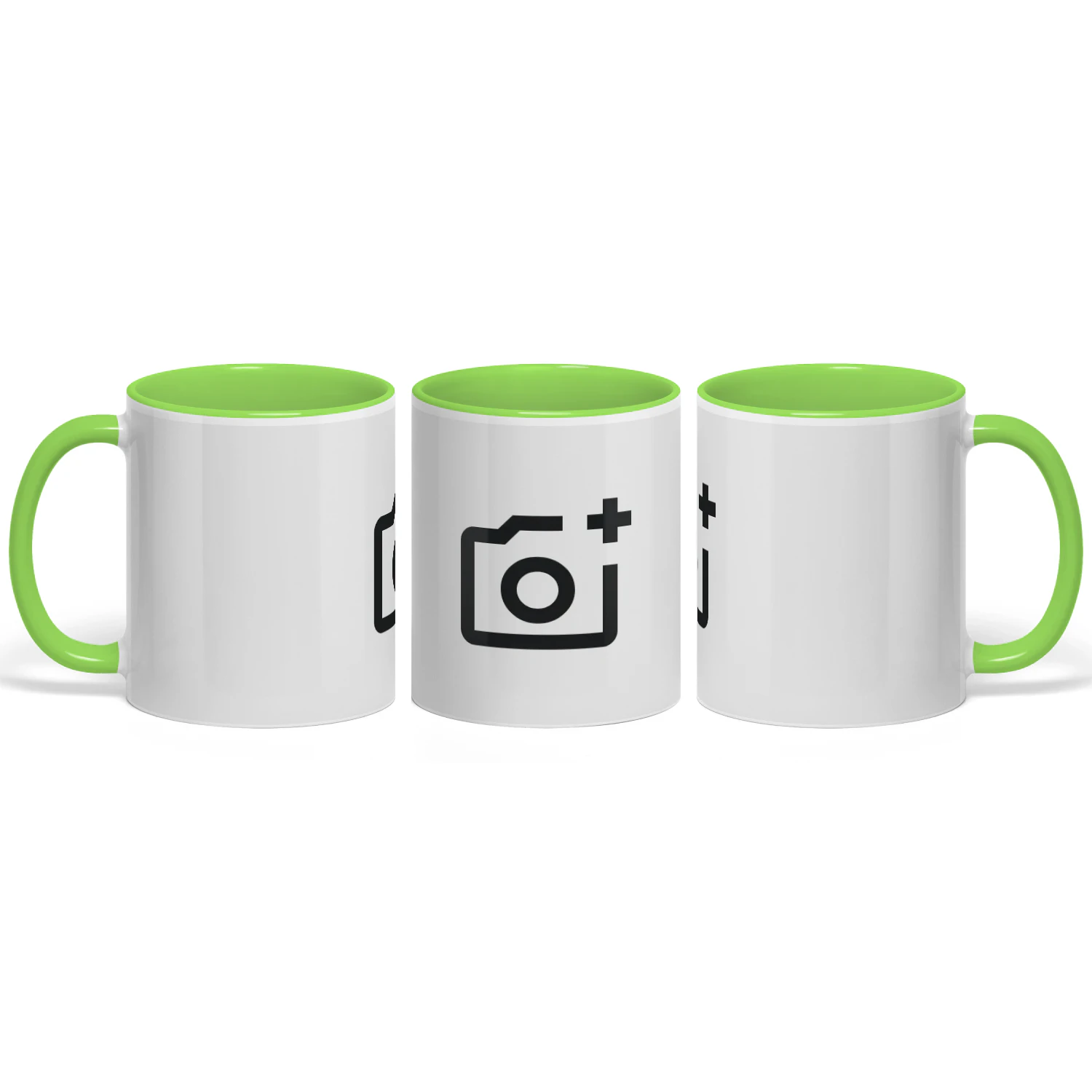 Edge-to-Edge Two-tone Ceramic Mug 11oz