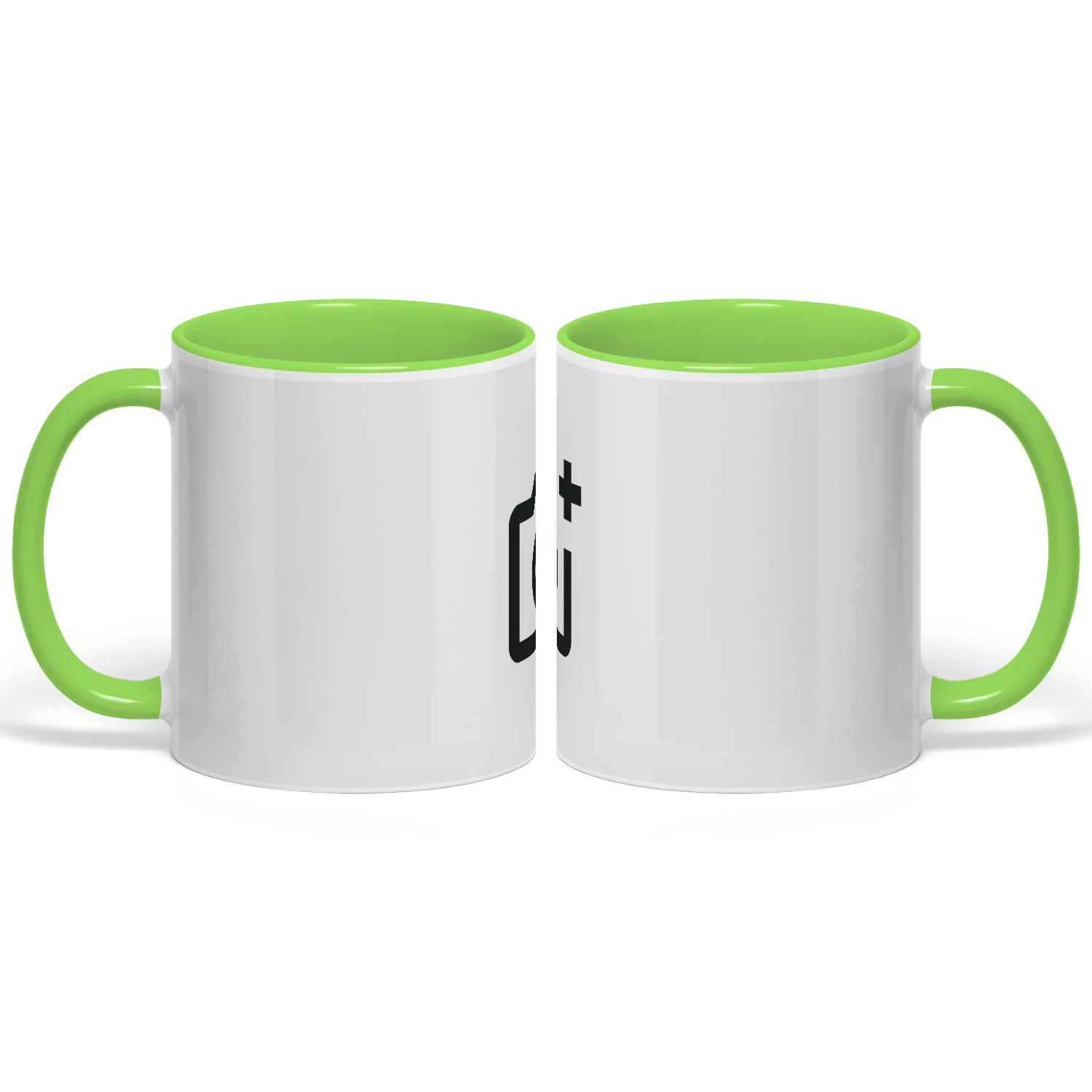 Edge-to-Edge Two-tone Ceramic Mug 11oz