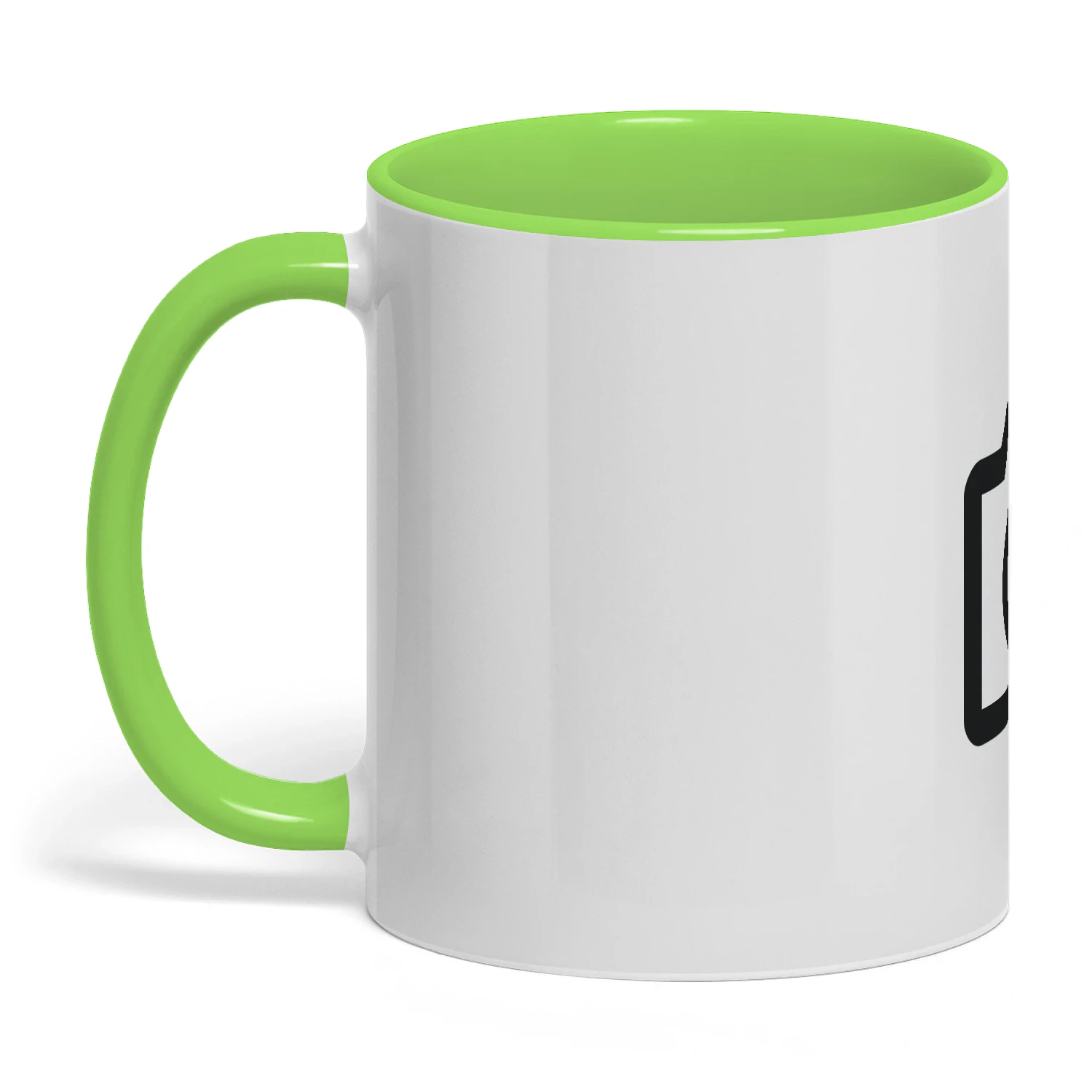 Edge-to-Edge Two-tone Ceramic Mug 11oz