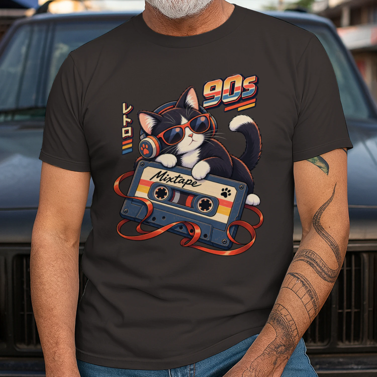 Vintage Cassette Cat