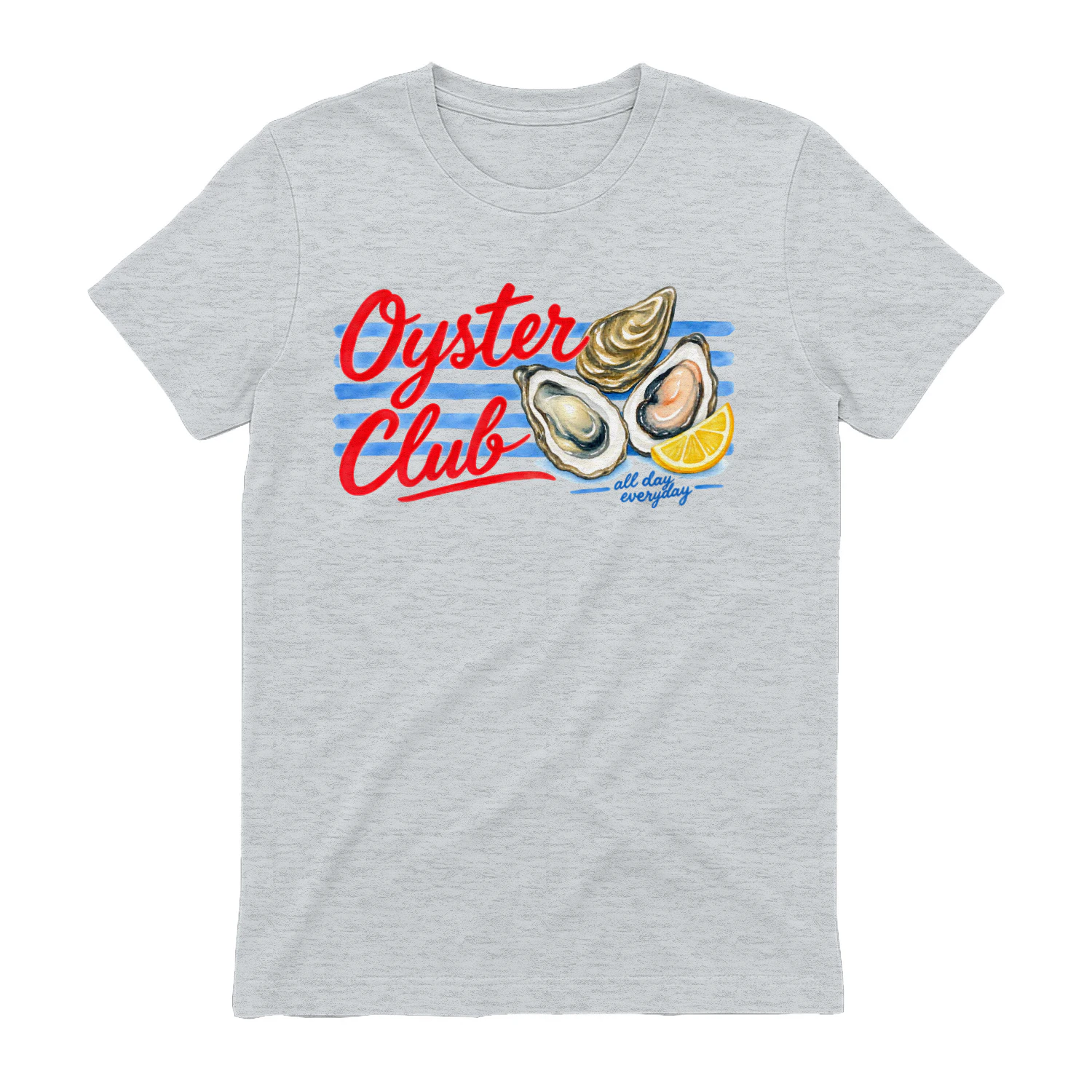 Oyster Club Watercolor – Coastal Seafood Vintage Design