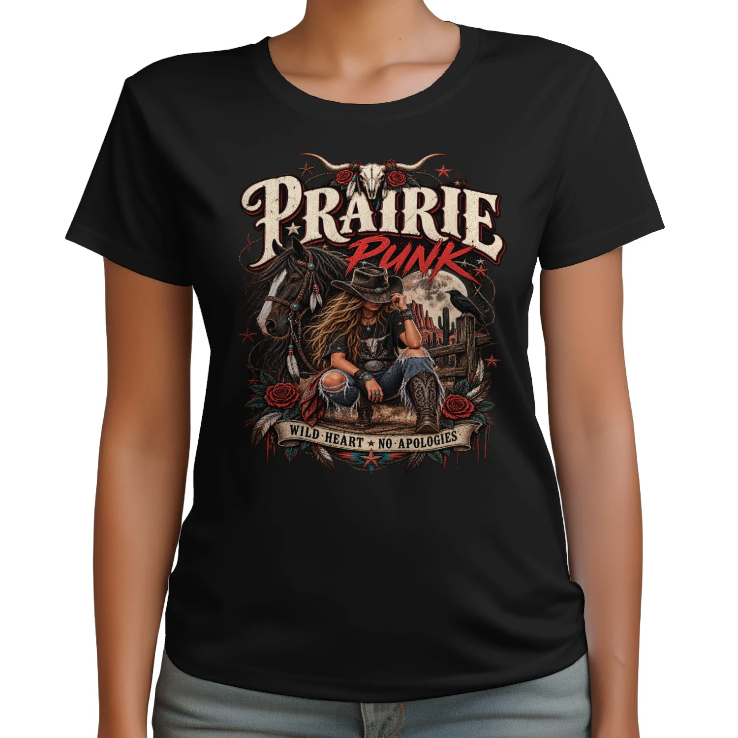 Cowgirl T-Shirt for Summer – Funny Western Girl Country Rodeo Graphic Tee