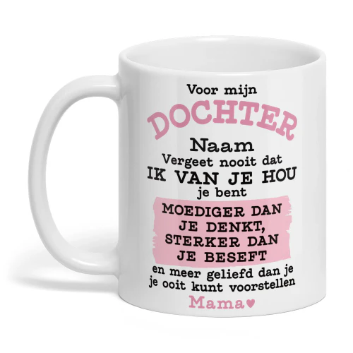 Voor mijn dochter, van mama