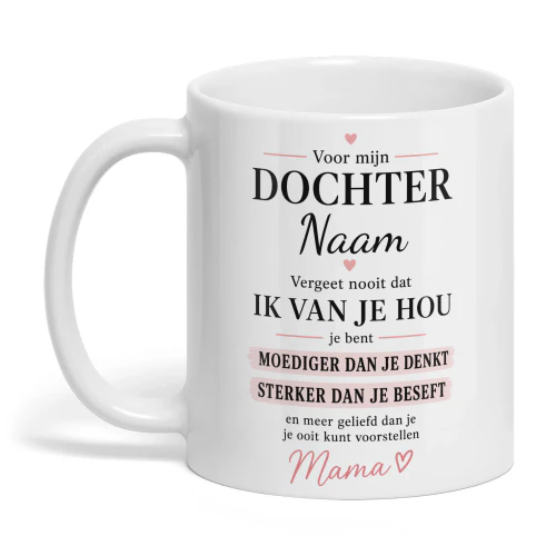 Voor mijn dochter, van mama Mok