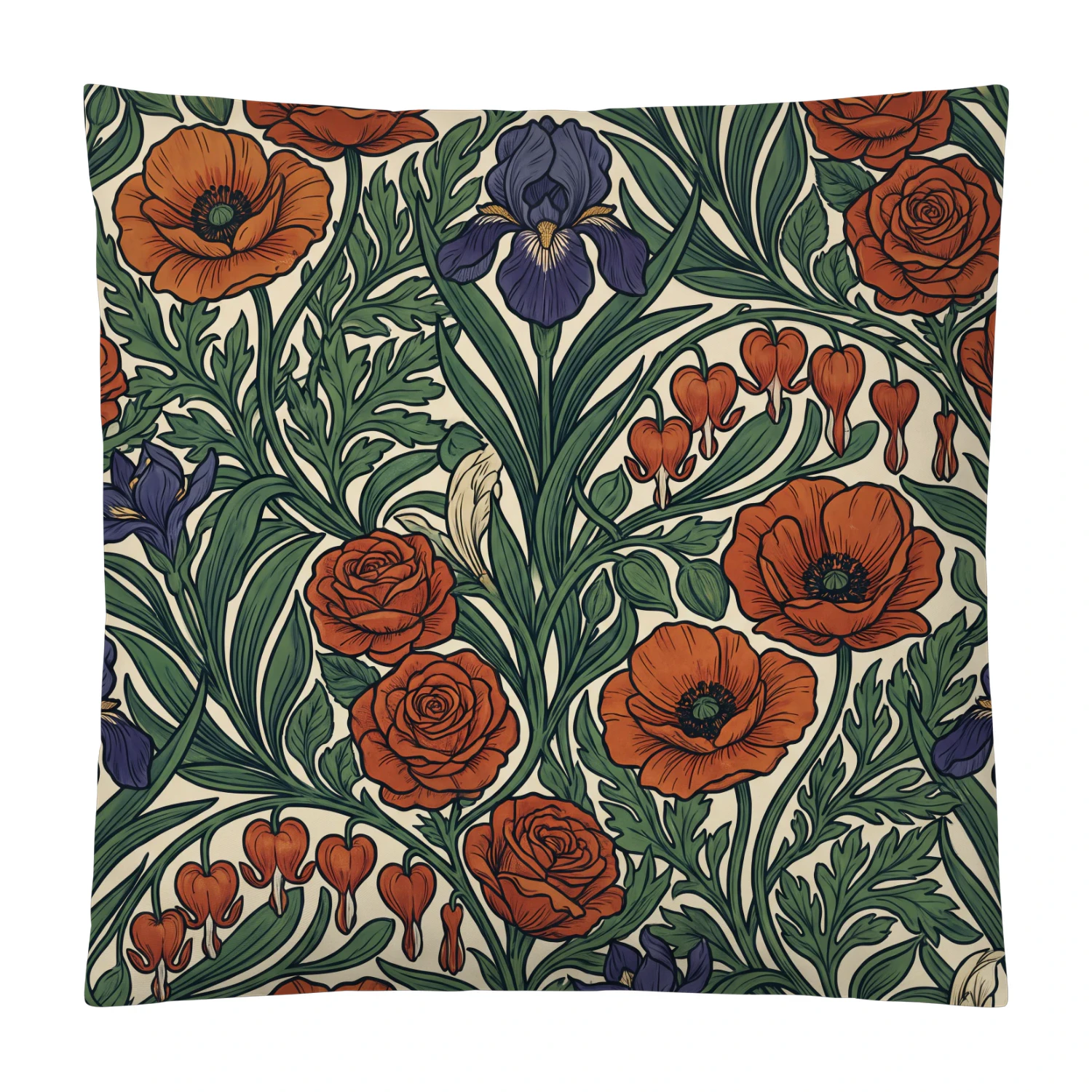 Poppy & Iris Garden Cushion