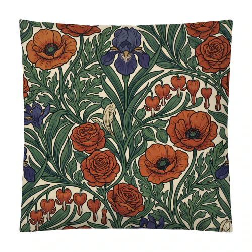 Poppy & Iris Garden Cushion