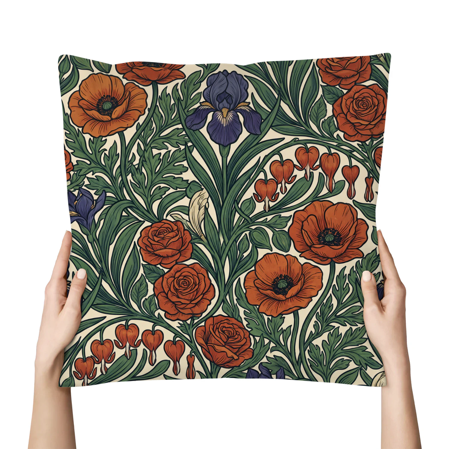 Poppy & Iris Garden Cushion