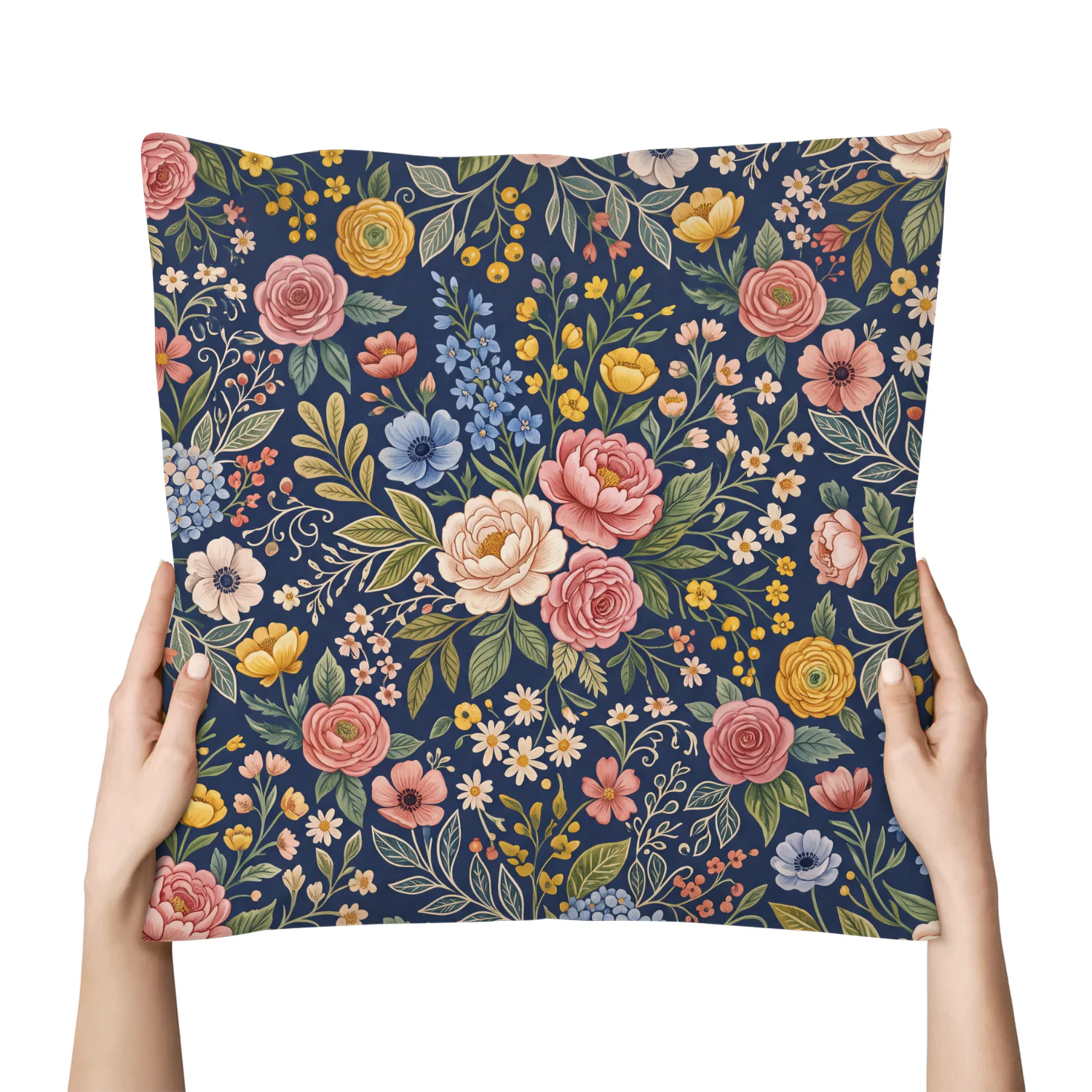 Moonlit Wildflower Cushion