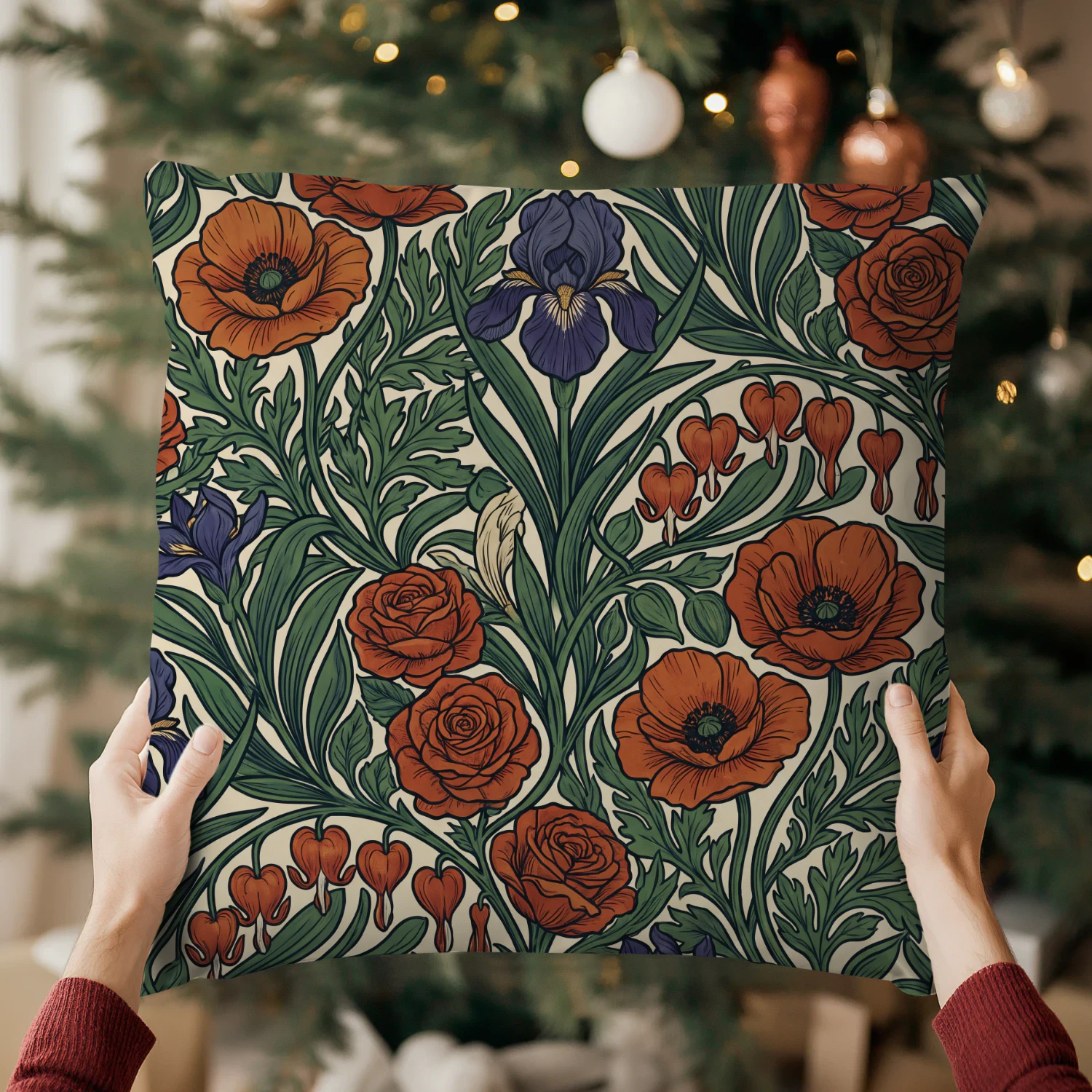 Poppy & Iris Garden Cushion
