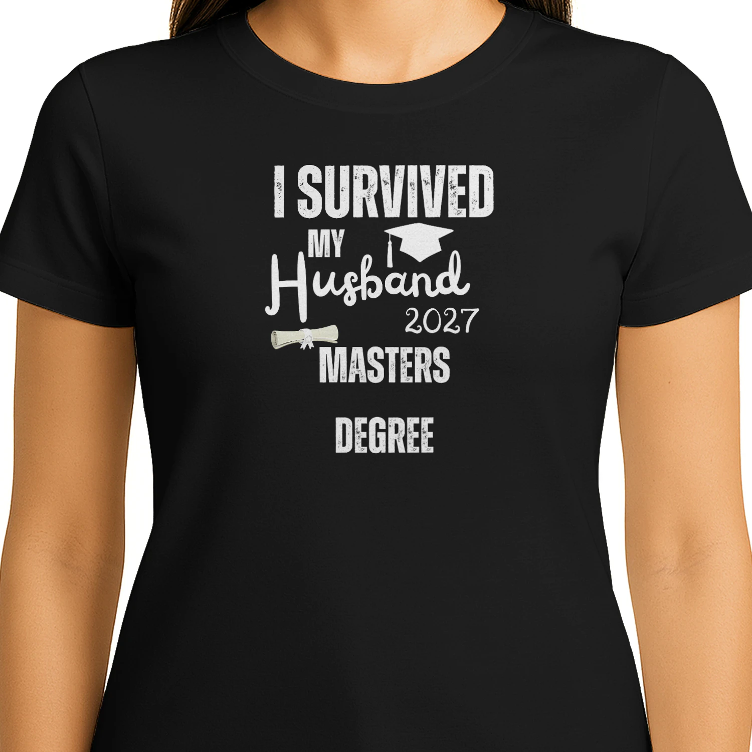 I Survived My Husband’s Masters Degree 2027 Shirt