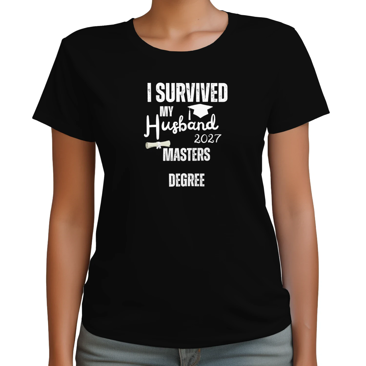 I Survived My Husband’s Masters Degree 2027 Shirt