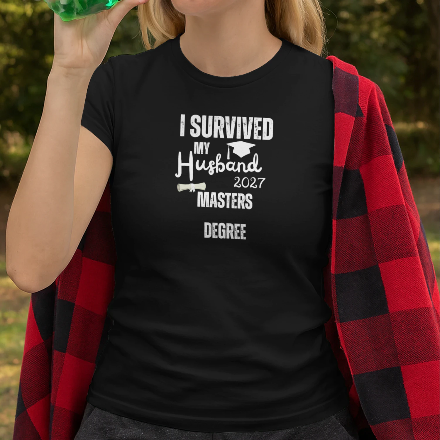 I Survived My Husband’s Masters Degree 2027 Shirt