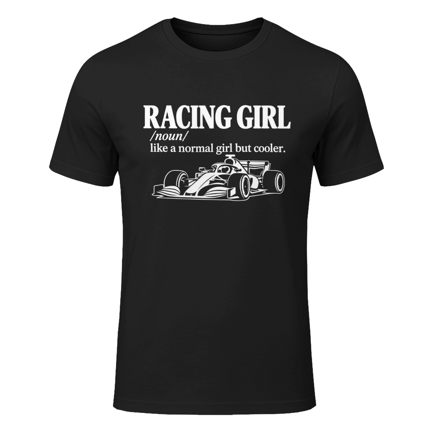 racing Girl T-Shirt Funny Racing Shirt for Women, Motorsport Fan Gift