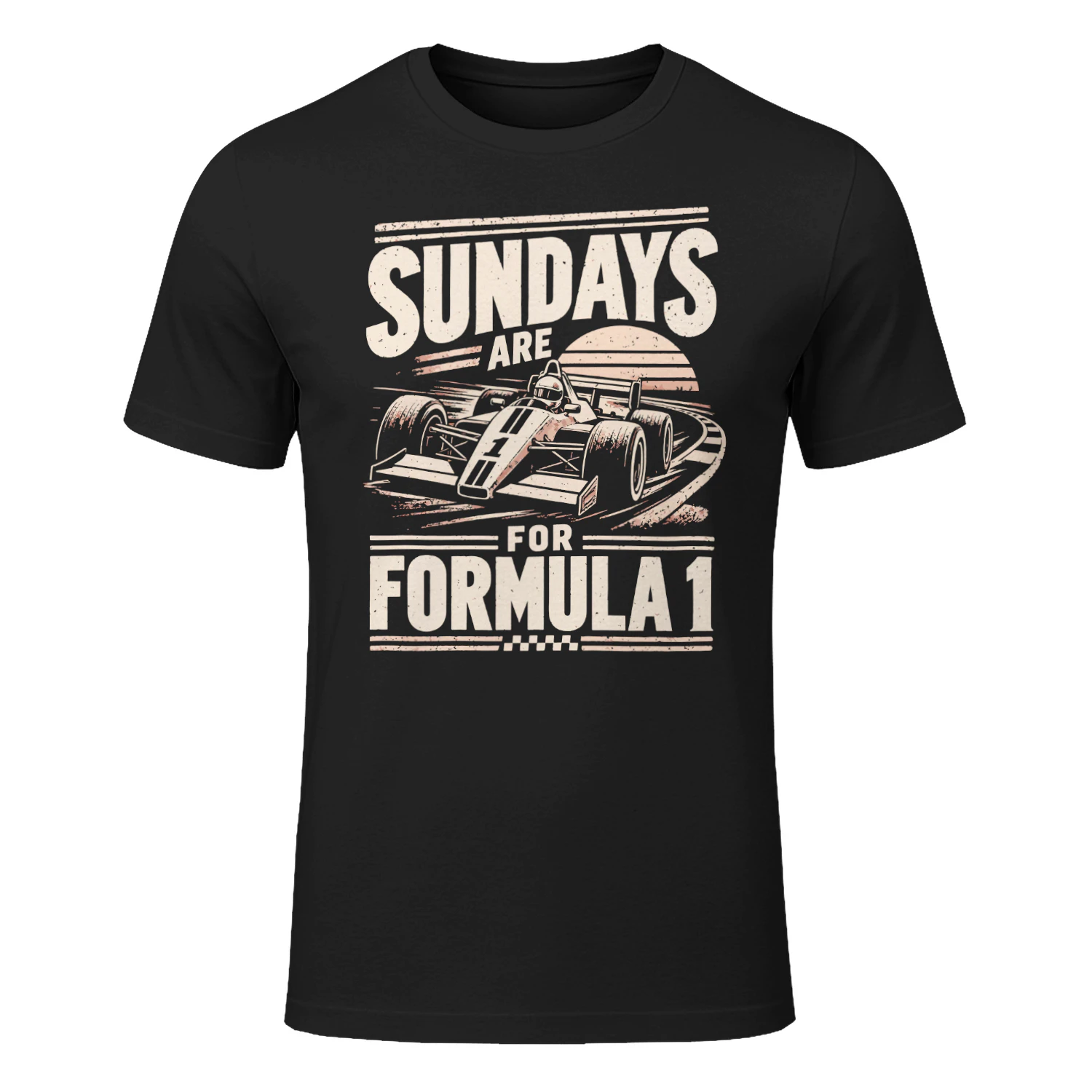 Vintage Formula Racing T-Shirt – Sundays Are for Racing Motorsport Tee