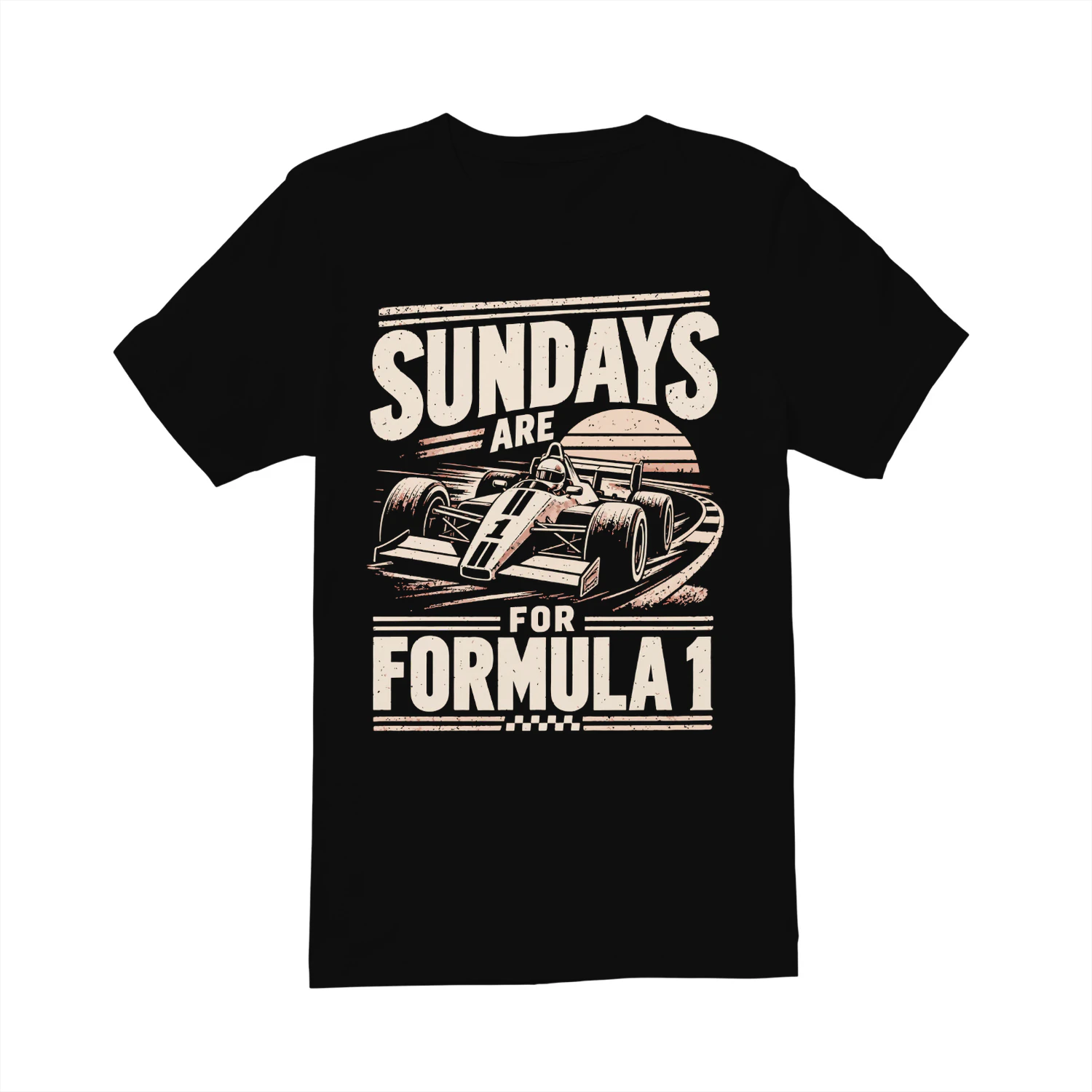 Vintage Formula Racing T-Shirt – Sundays Are for Racing Motorsport Tee
