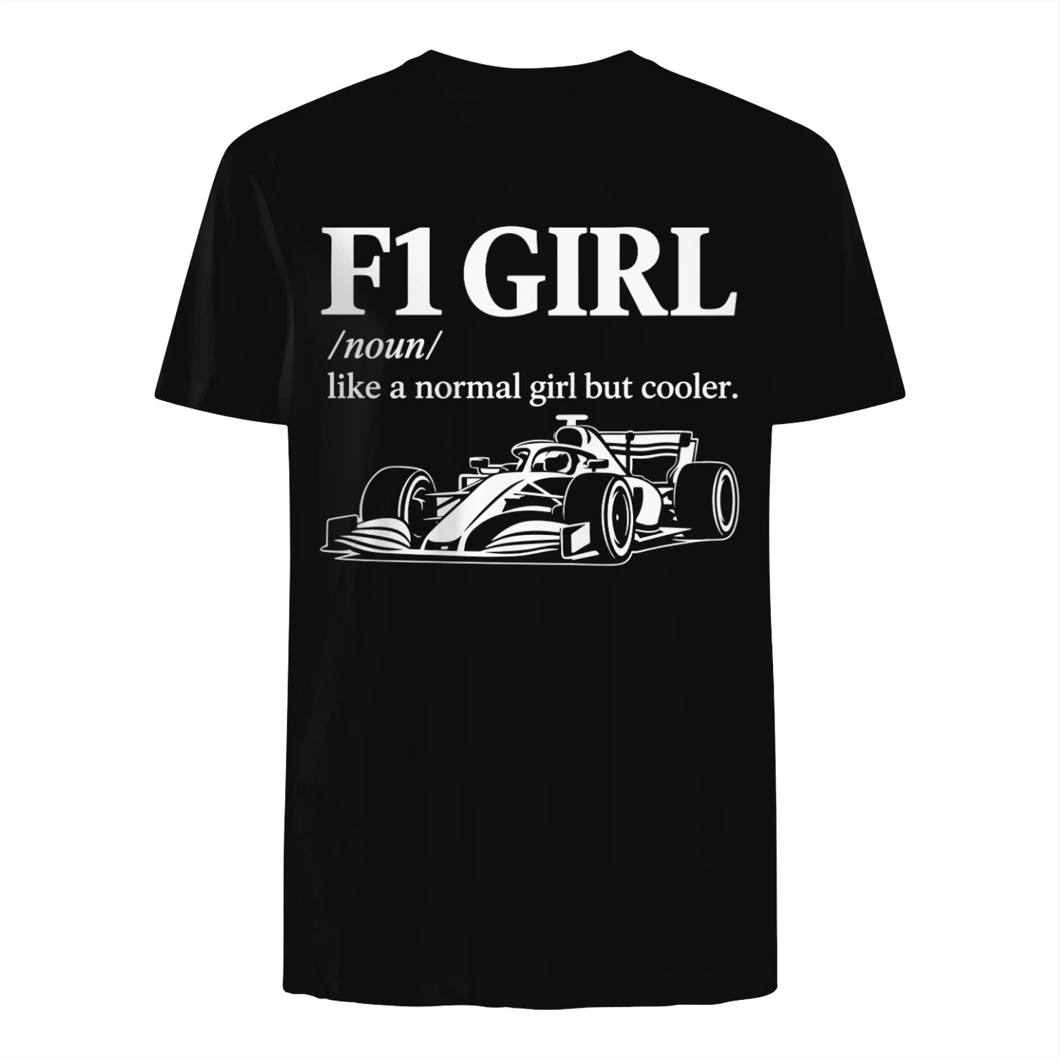 F1 Girl T-Shirt Funny Formula Racing Shirt for Women, Motorsport Fan Gift