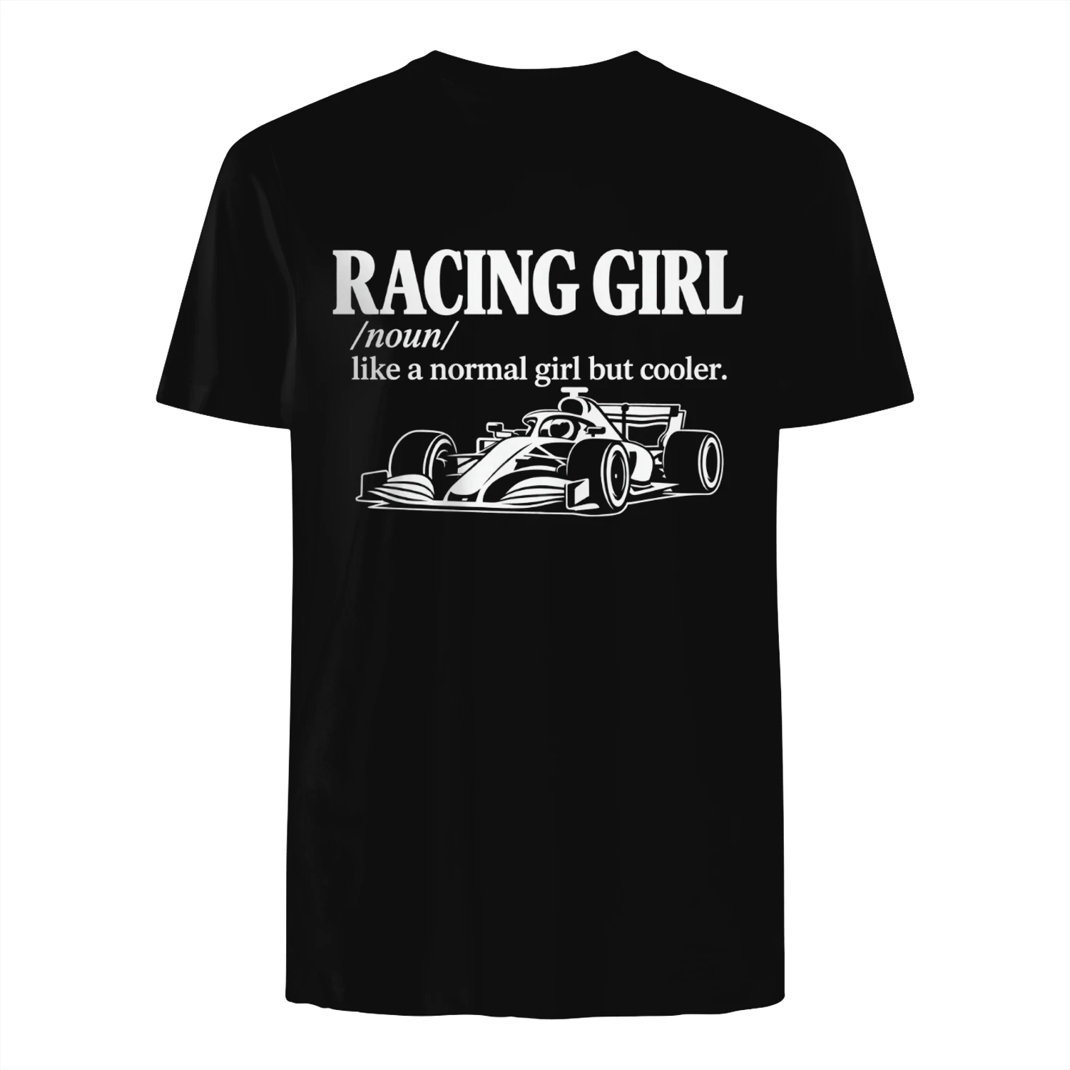 racing Girl T-Shirt Funny Racing Shirt for Women, Motorsport Fan Gift