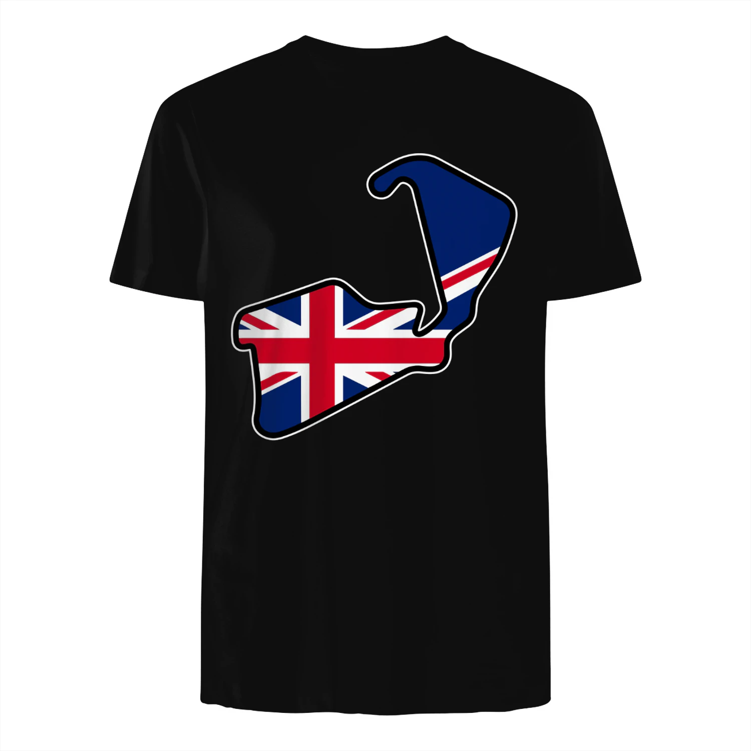 Silverstone Grand Prix Circuit UK Flag T-Shirt Formula 1 Racing Shirt Streetwear British Grand Prix Tee