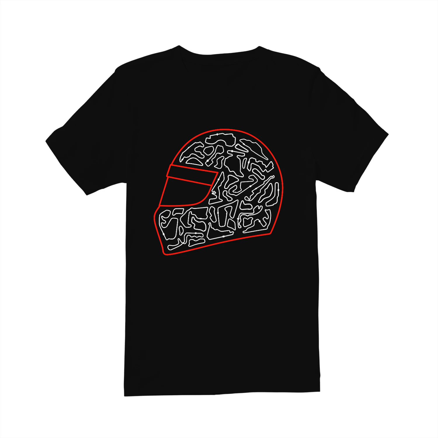 Cicruit Racing Helmet T-Shirt Formula Racing Helmet Tee shirt for Motorsport Fans