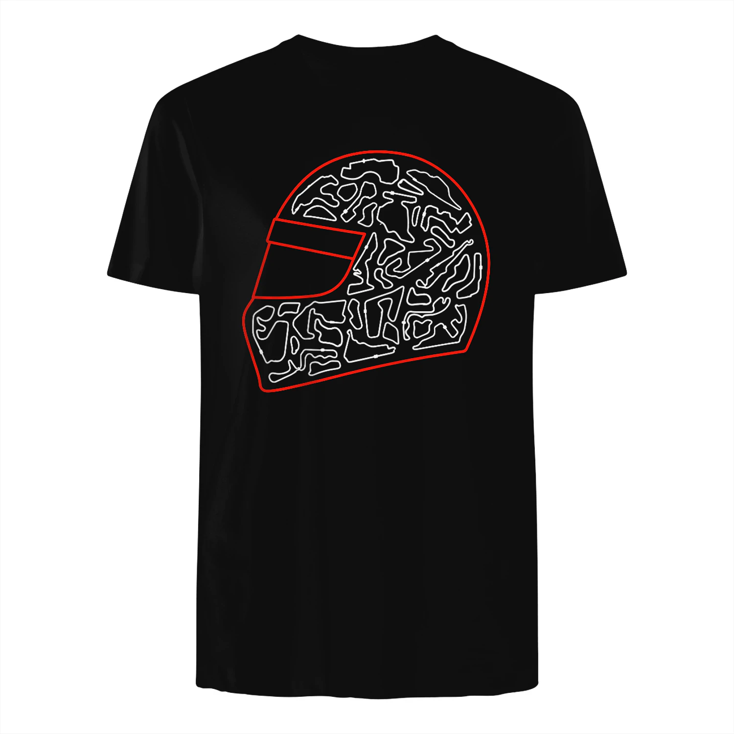 Cicruit Racing Helmet T-Shirt Formula Racing Helmet Tee shirt for Motorsport Fans