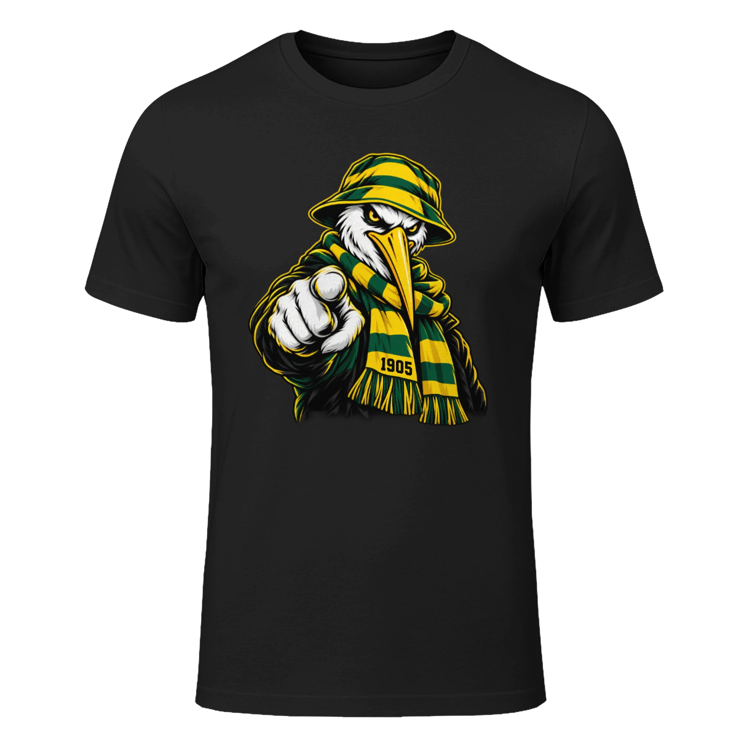 1905 Voetbal Supporter Shirt Groen Geel Fan T-Shirt Voetbalshirt voor Supporters