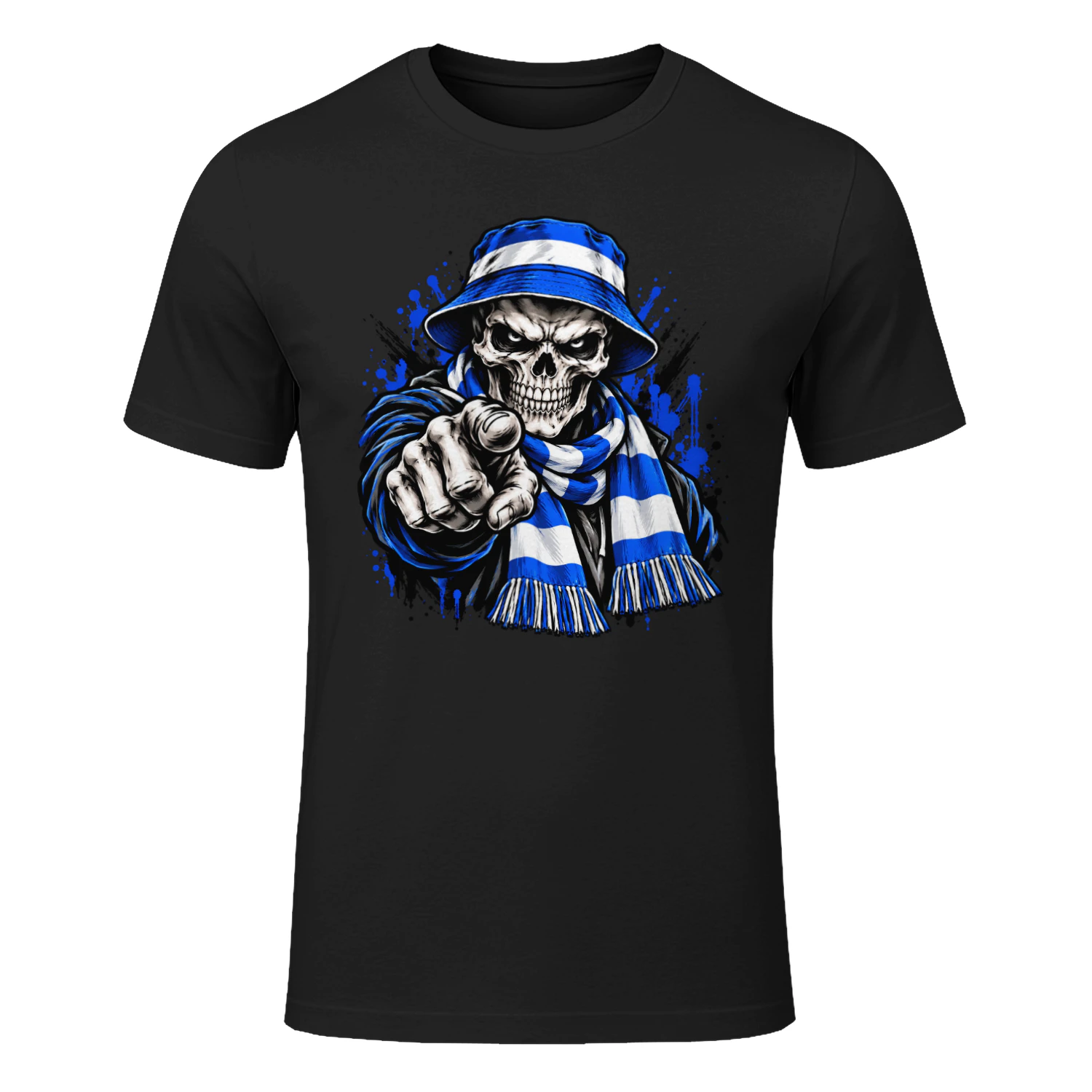 Supporters T-Shirt Blauw Wit 1900 Fan Shirt