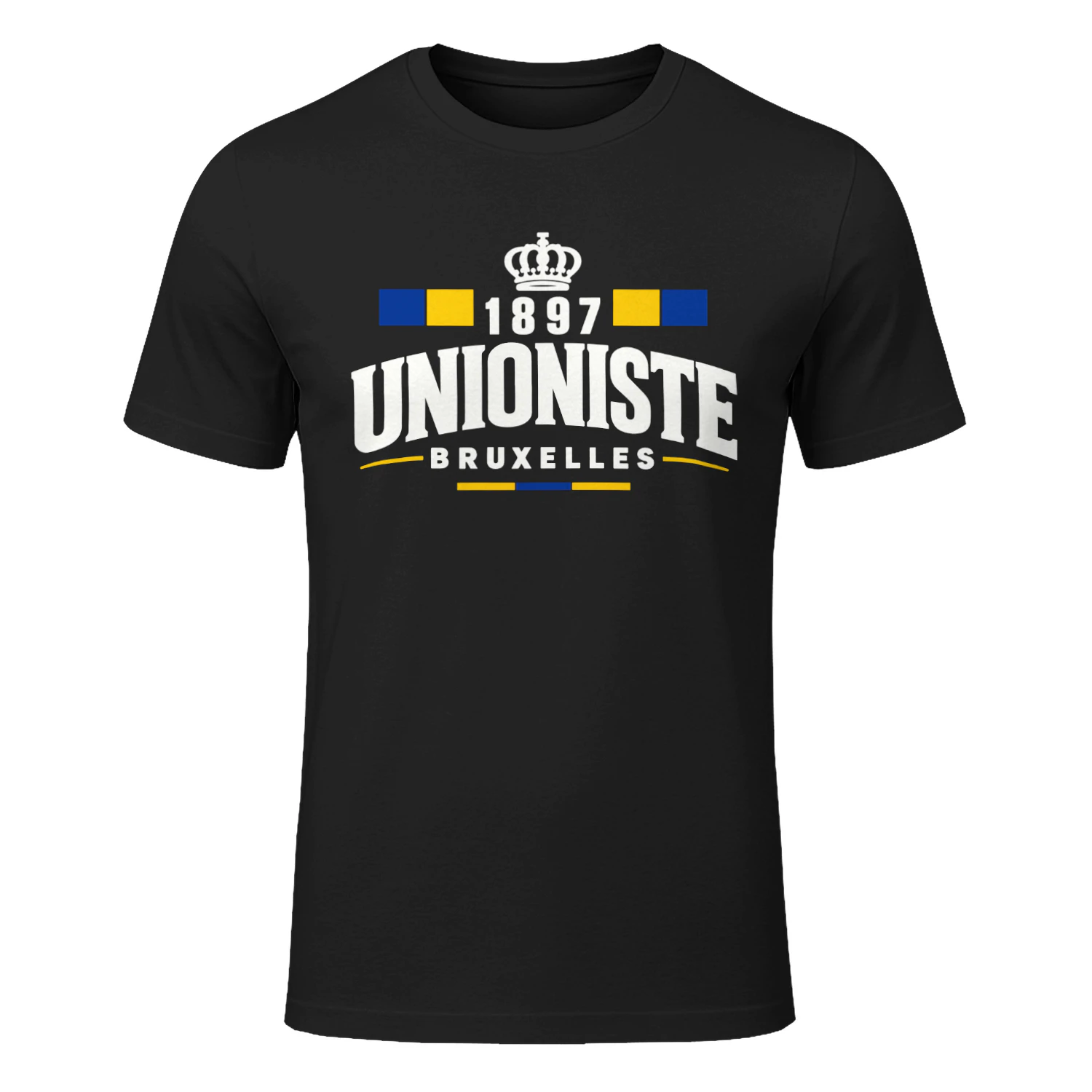 Unioniste Bruxelles 1897 Shirt – T-Shirt Supporter Jaune Bleu