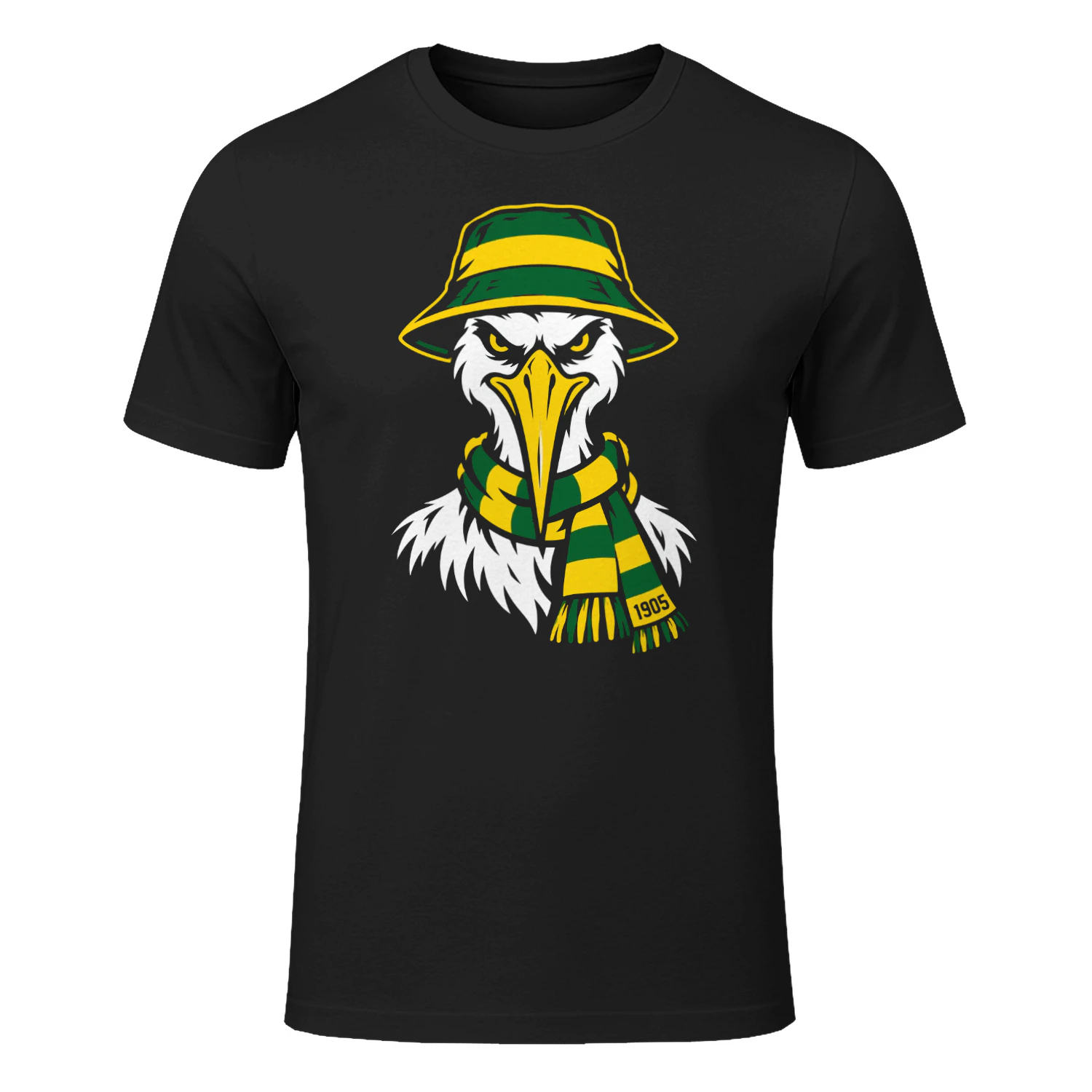 Den Haag 1905 Stork Shirt – Geel Groen Supporter T-Shirt