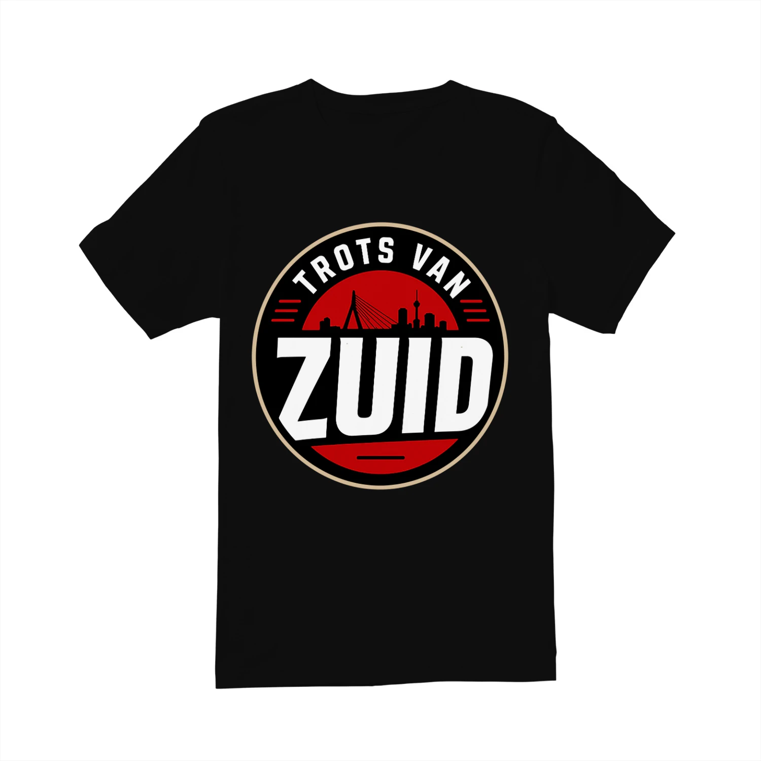 Trots Van Zuid Shirt – Rotterdam Voetbal Supporter Tee Shirt