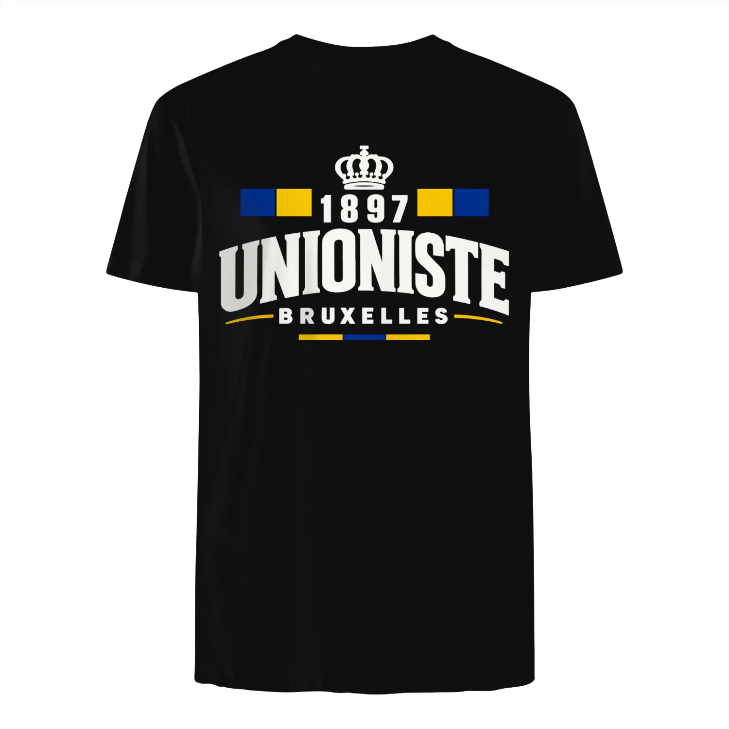 Unioniste Bruxelles 1897 Shirt – T-Shirt Supporter Jaune Bleu