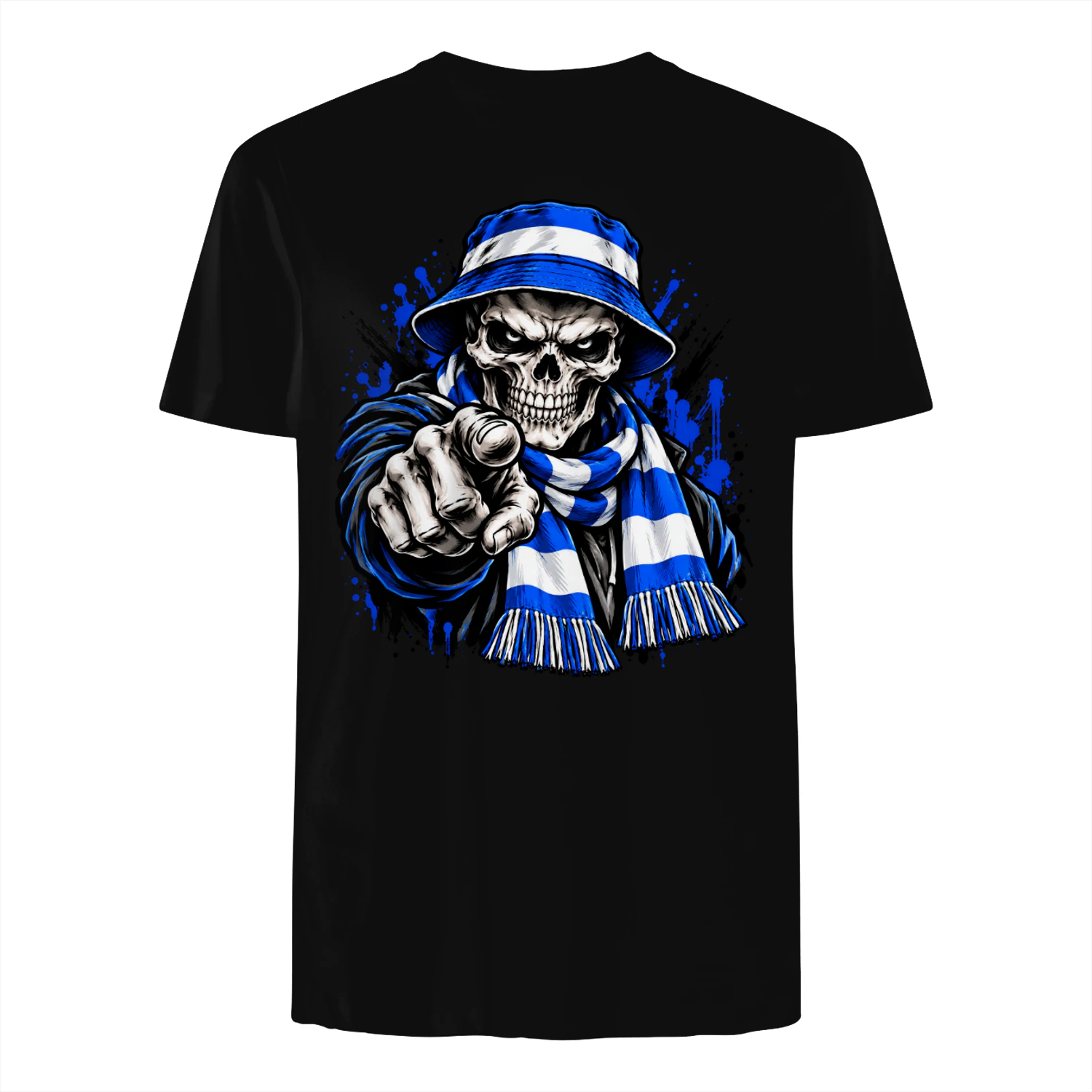 Supporters T-Shirt Blauw Wit 1900 Fan Shirt