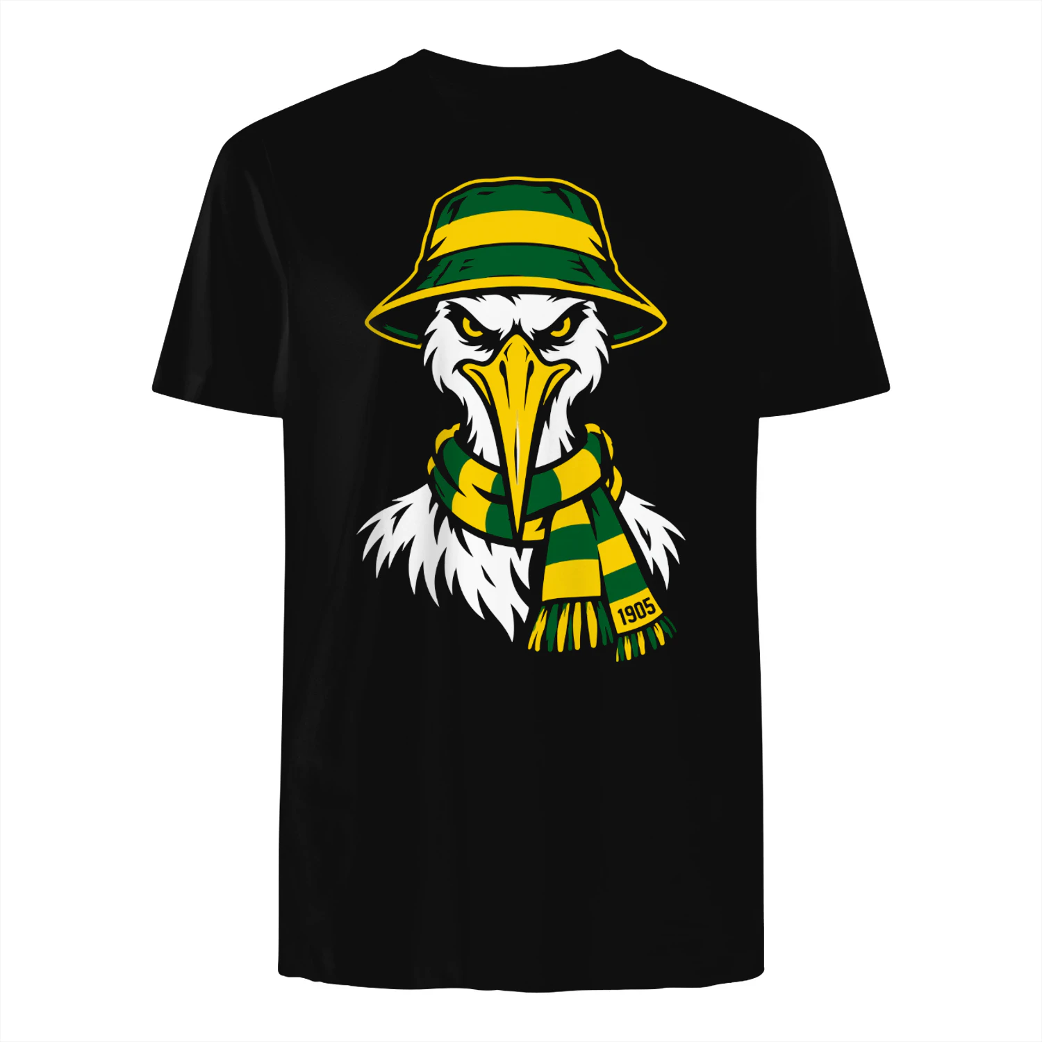 Den Haag 1905 Stork Shirt – Geel Groen Supporter T-Shirt