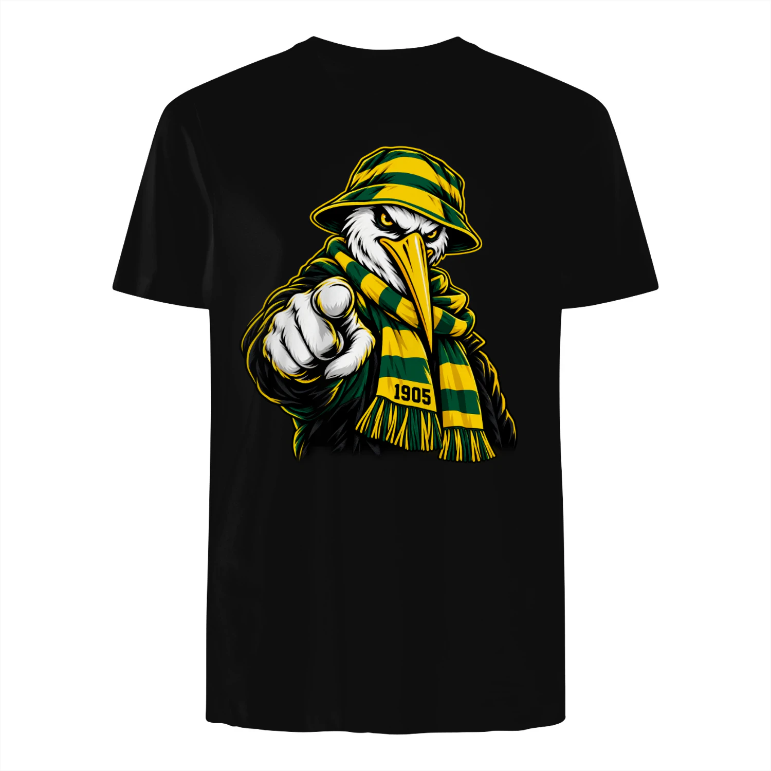 1905 Voetbal Supporter Shirt Groen Geel Fan T-Shirt Voetbalshirt voor Supporters